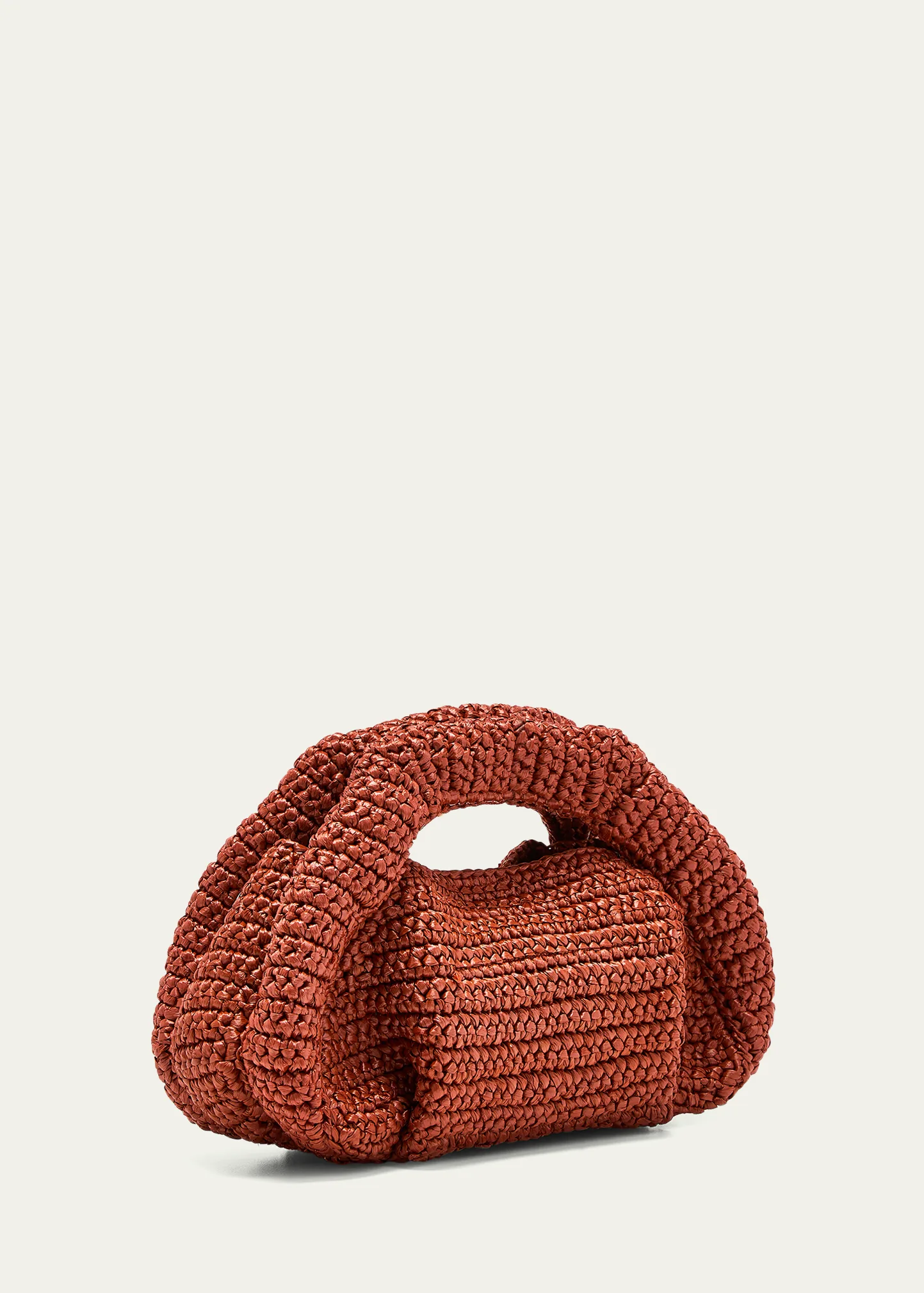 The Moda Mini Raffia Top-Handle Bag