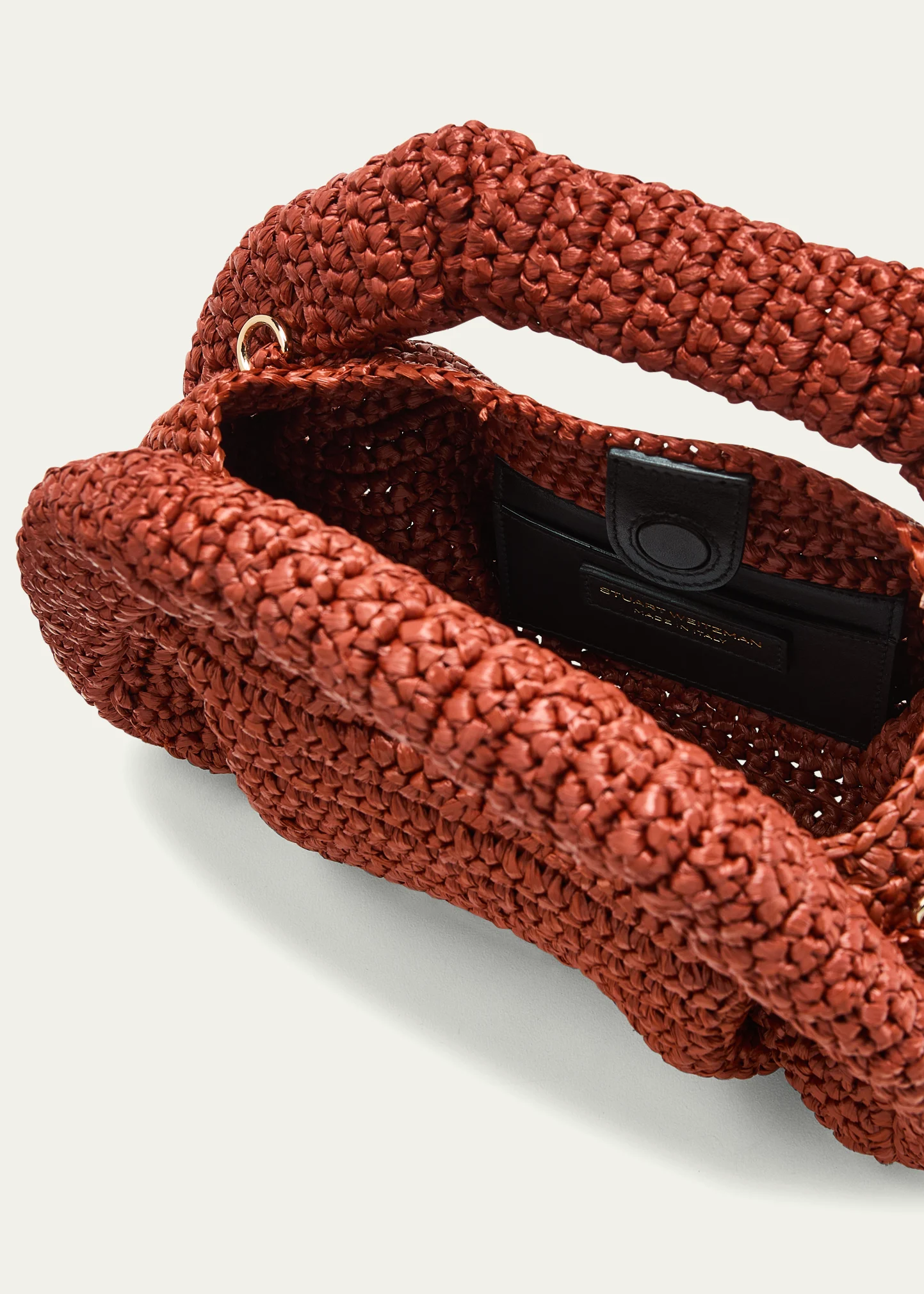 The Moda Mini Raffia Top-Handle Bag