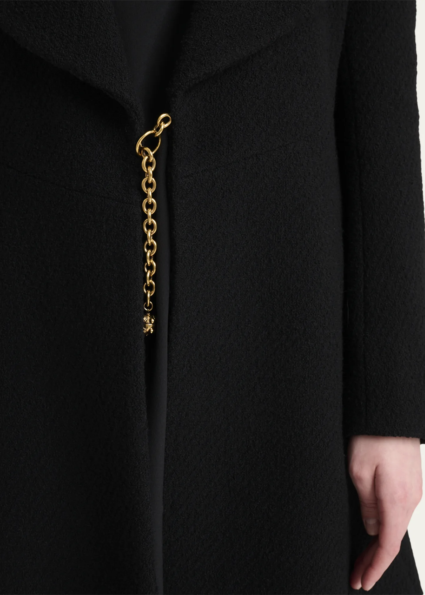 Boucle Wool-Blend Coat