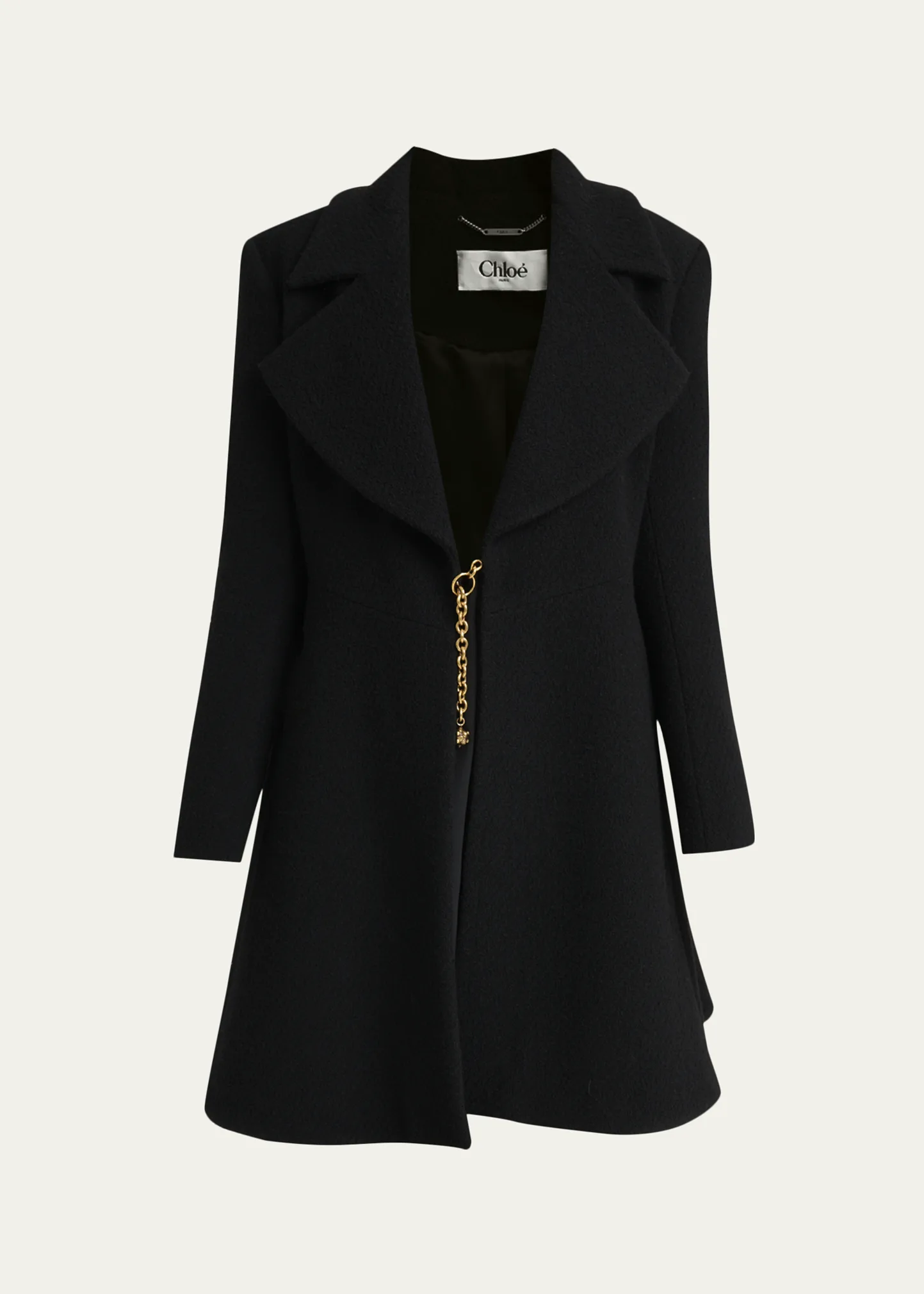 Boucle Wool-Blend Coat