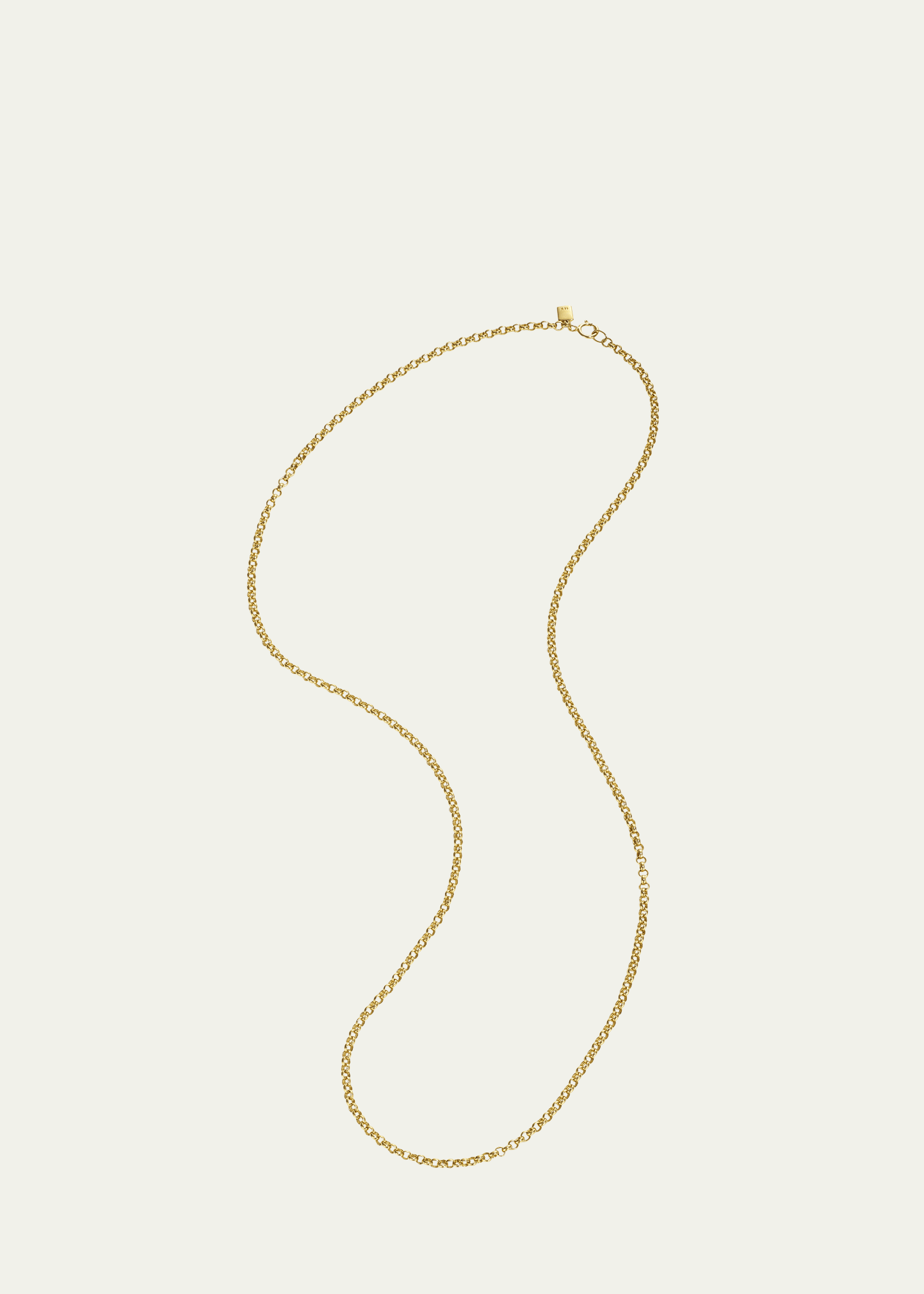 14K Yellow Gold Heavy Belcher Chain Necklace