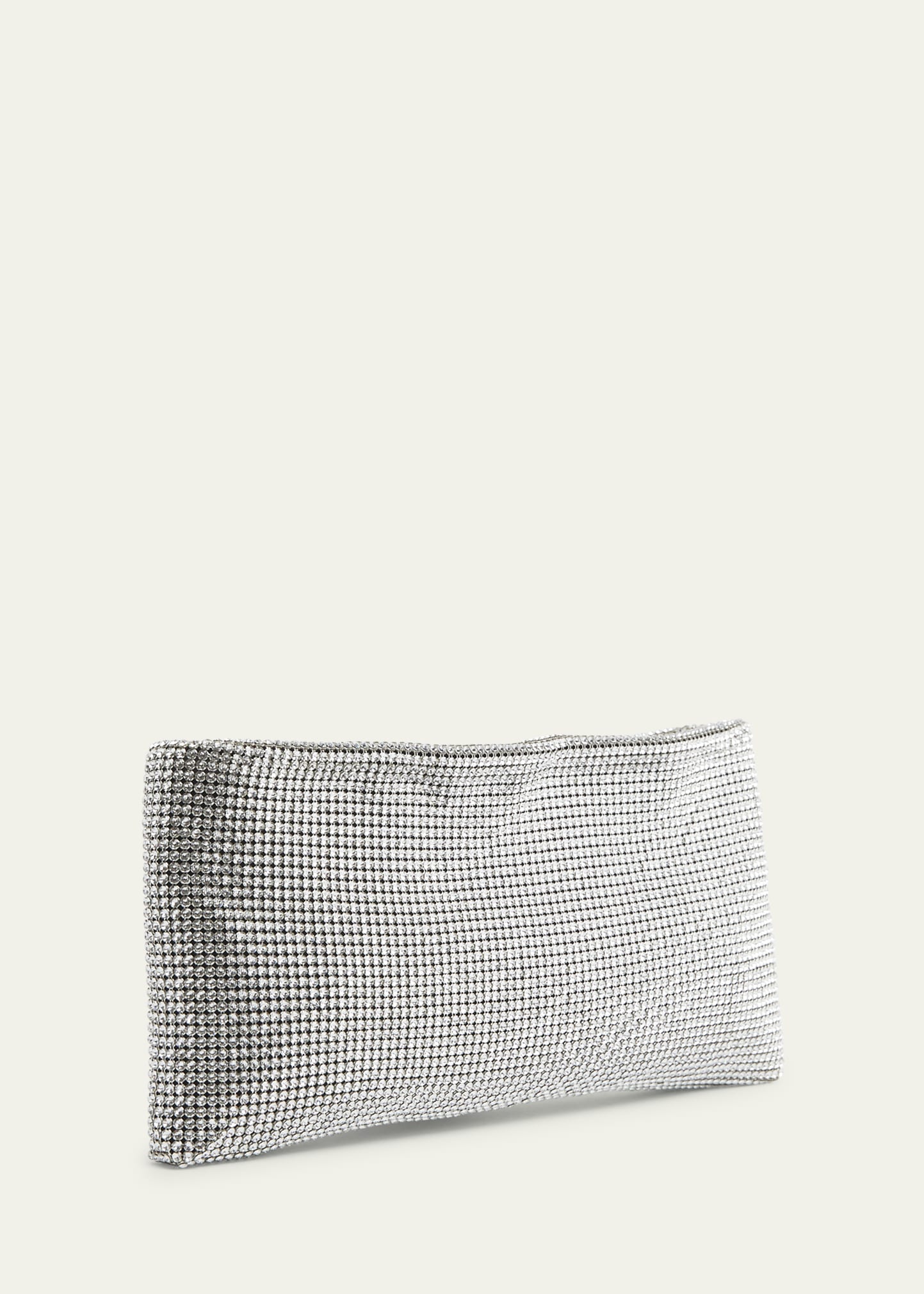 Maykimay Mesh Crystal Pouch Clutch Bag