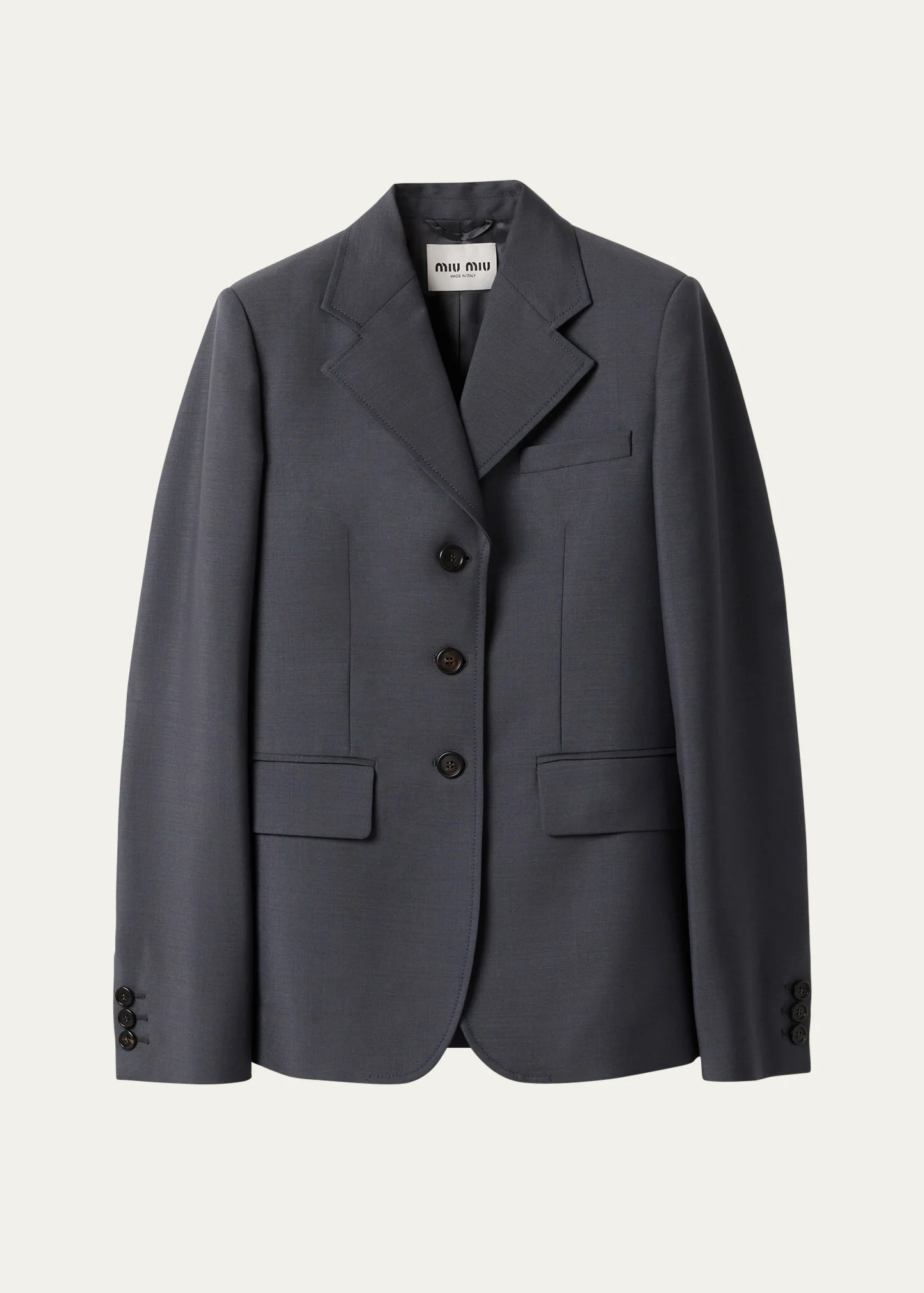 Single-Breasted Blazer Jacket