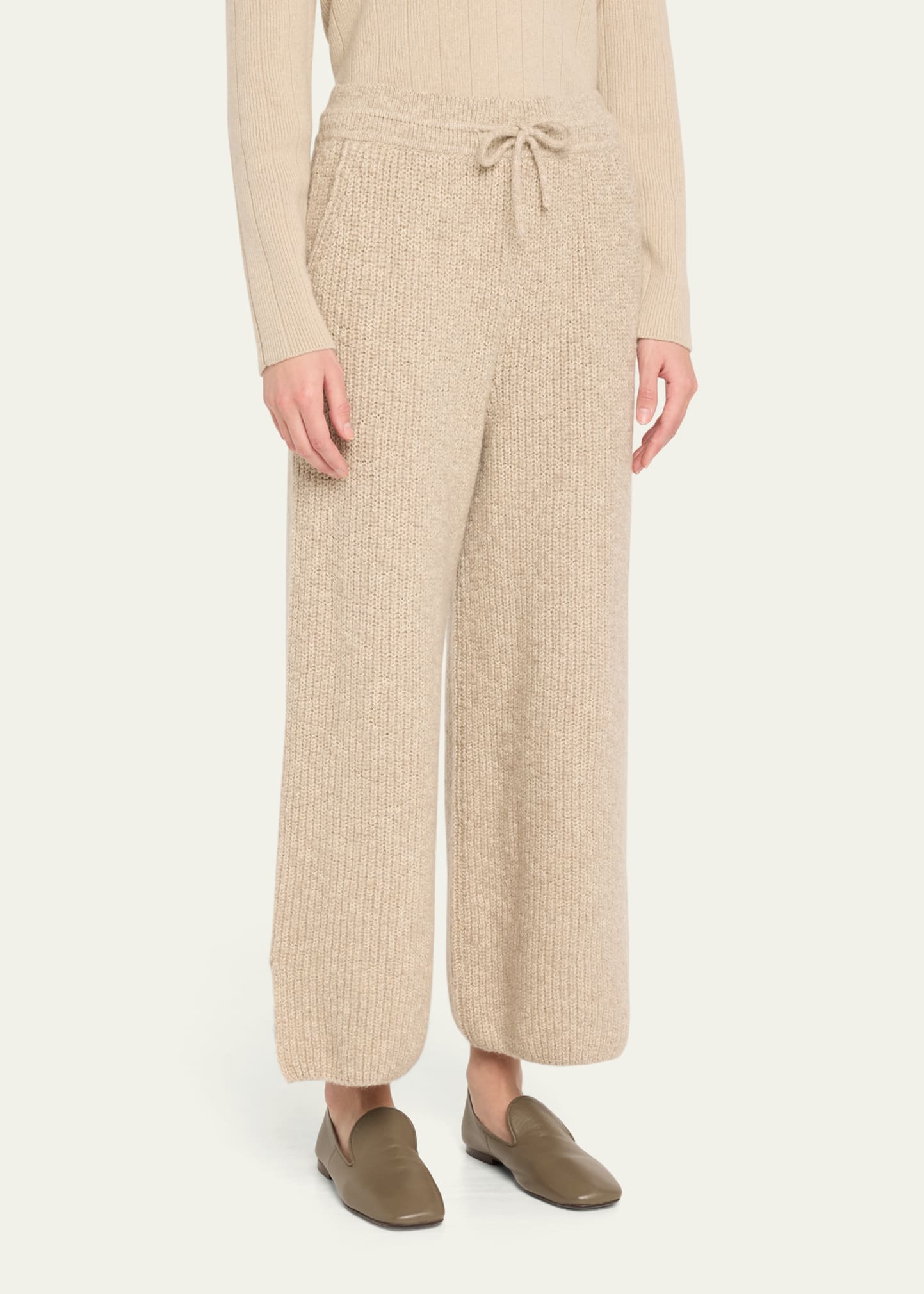 Valduggia Drawstring Cashmere GG 5 Pants