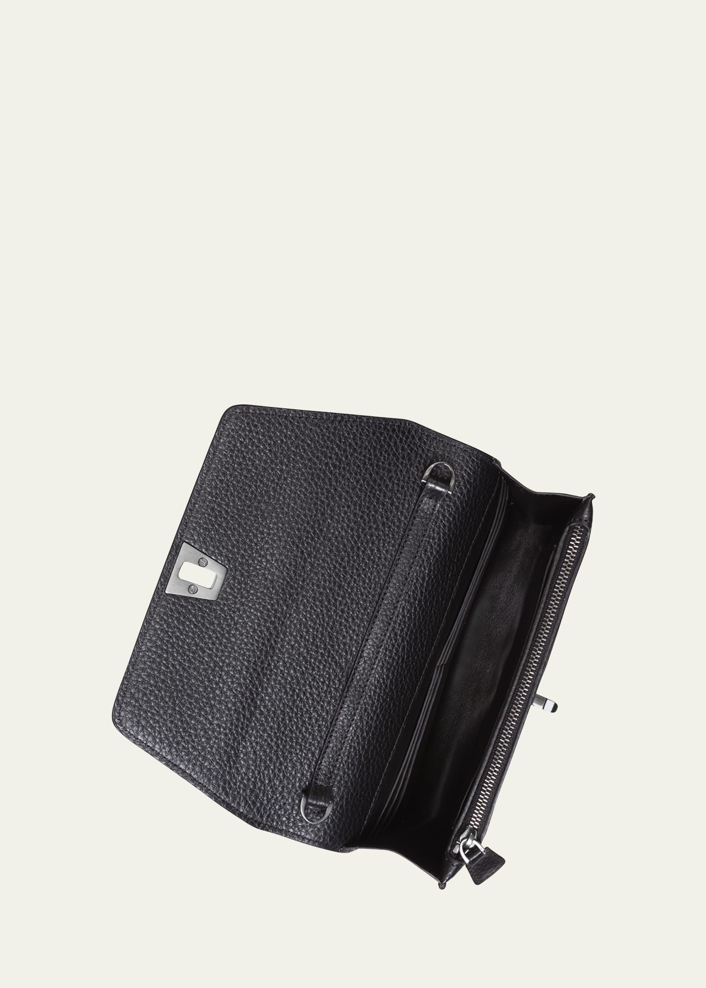 Anouk Cervo Leather Clutch Bag w/Chain 7 Anouk Cervo Leather Clutch Bag w/Chain
