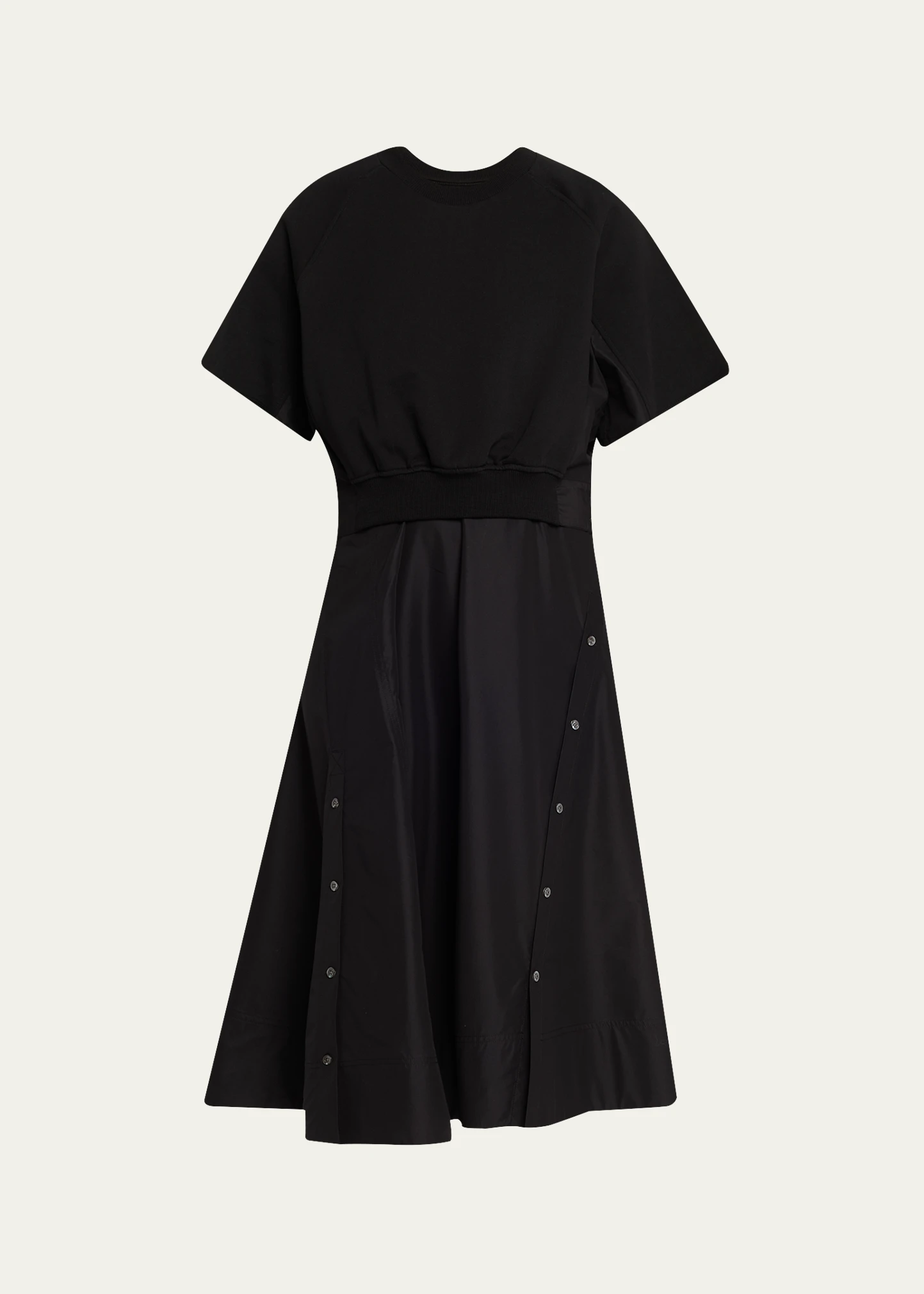 Short-Sleeve Combo Midi Dress 6 Short-Sleeve Combo Midi Dress