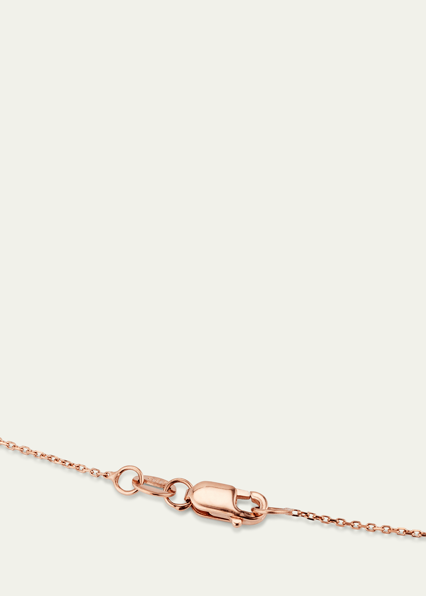 14k Rose Gold Sundial Pink Sapphire Pendant Necklace