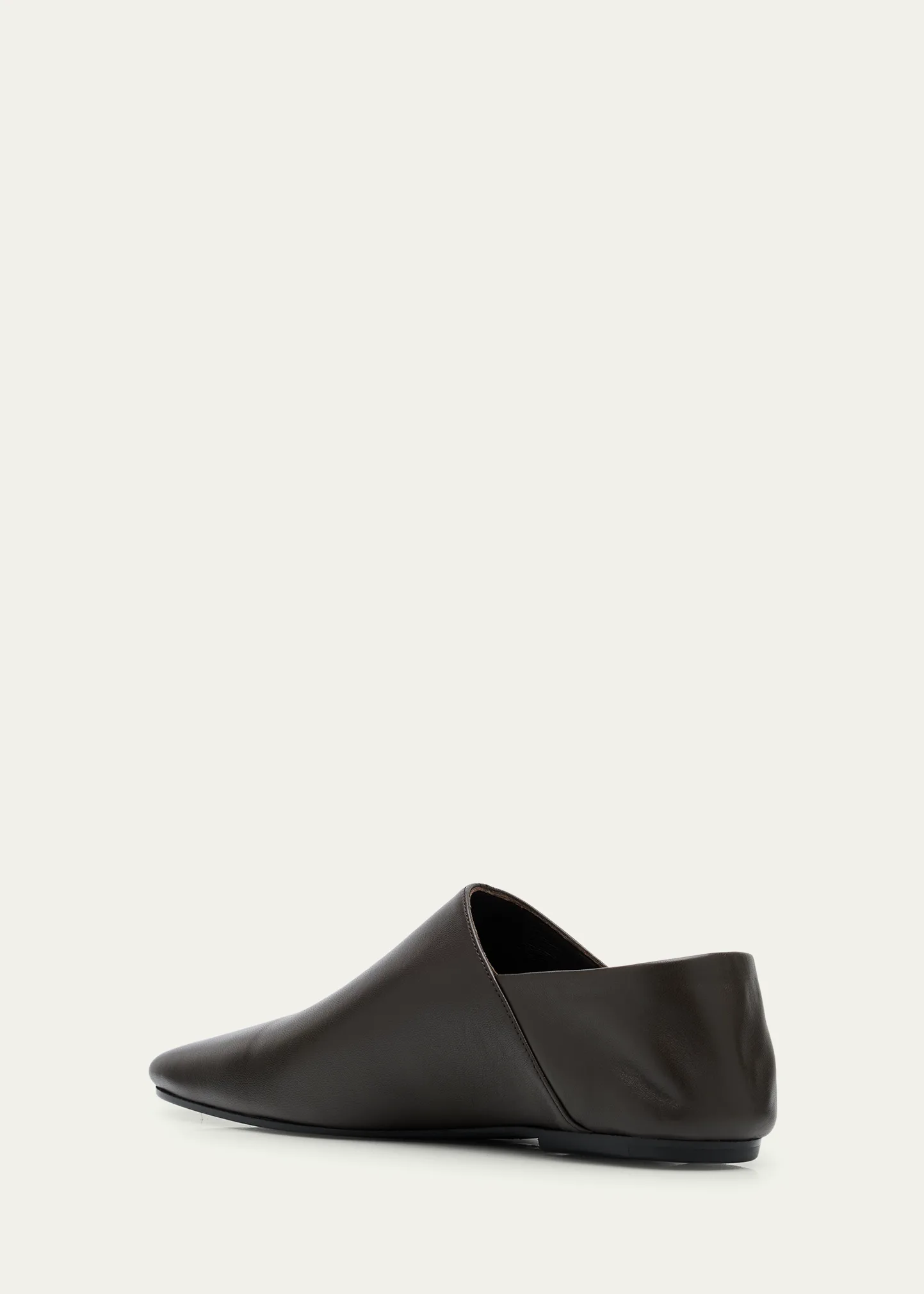 Babouche Leather Ballerina Flats