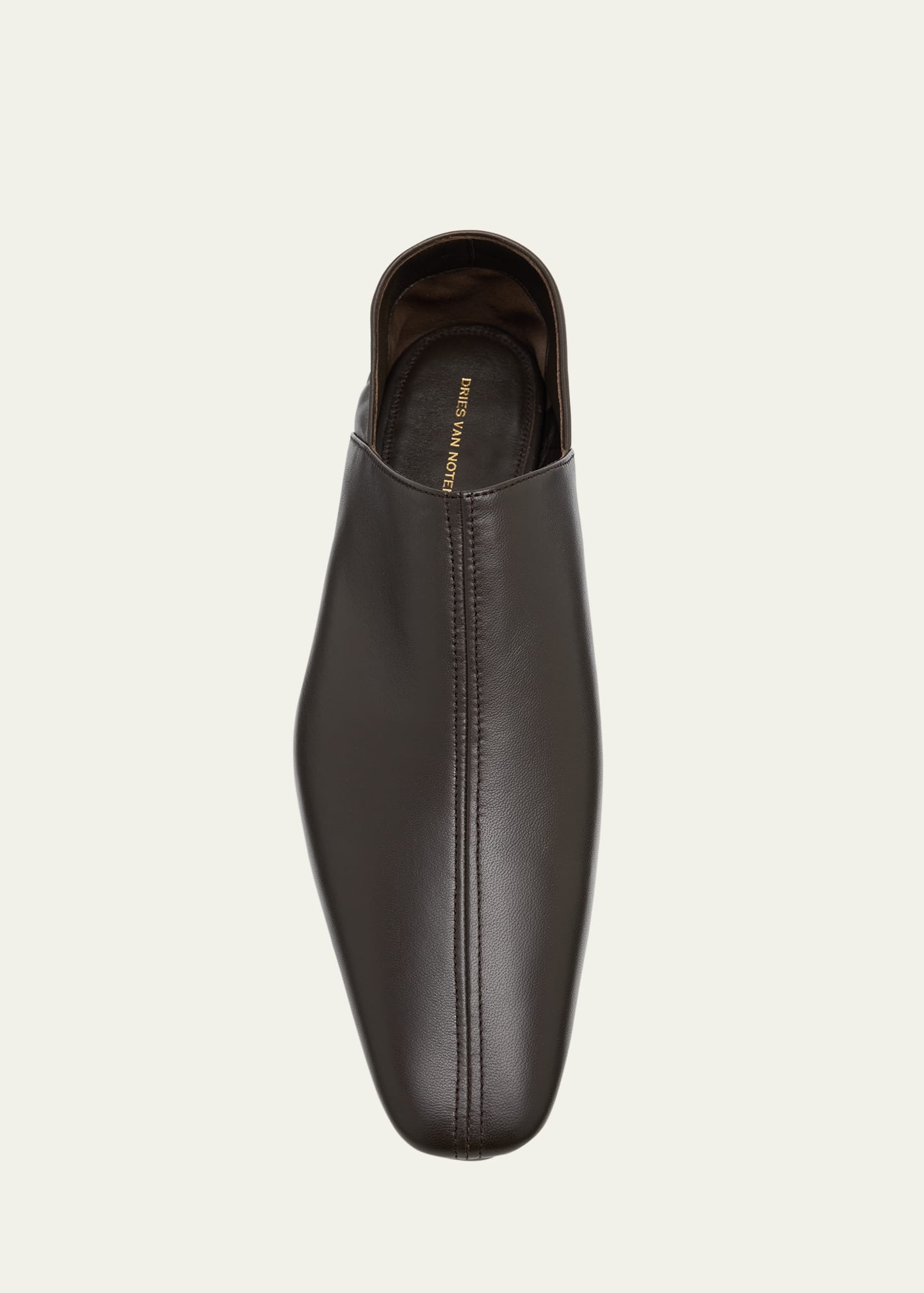 Babouche Leather Ballerina Flats
