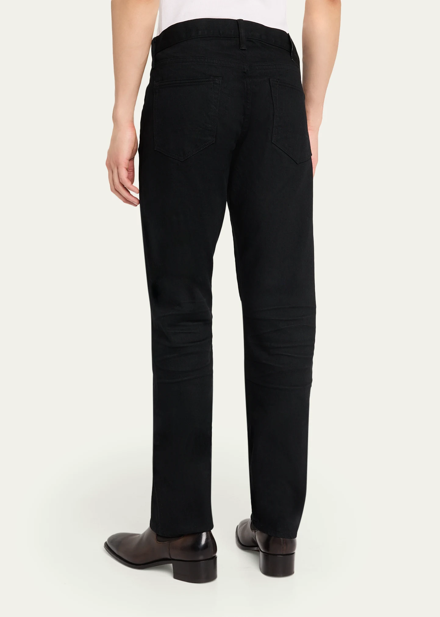 Men's Stretch Denim Straight-Fit Jeans