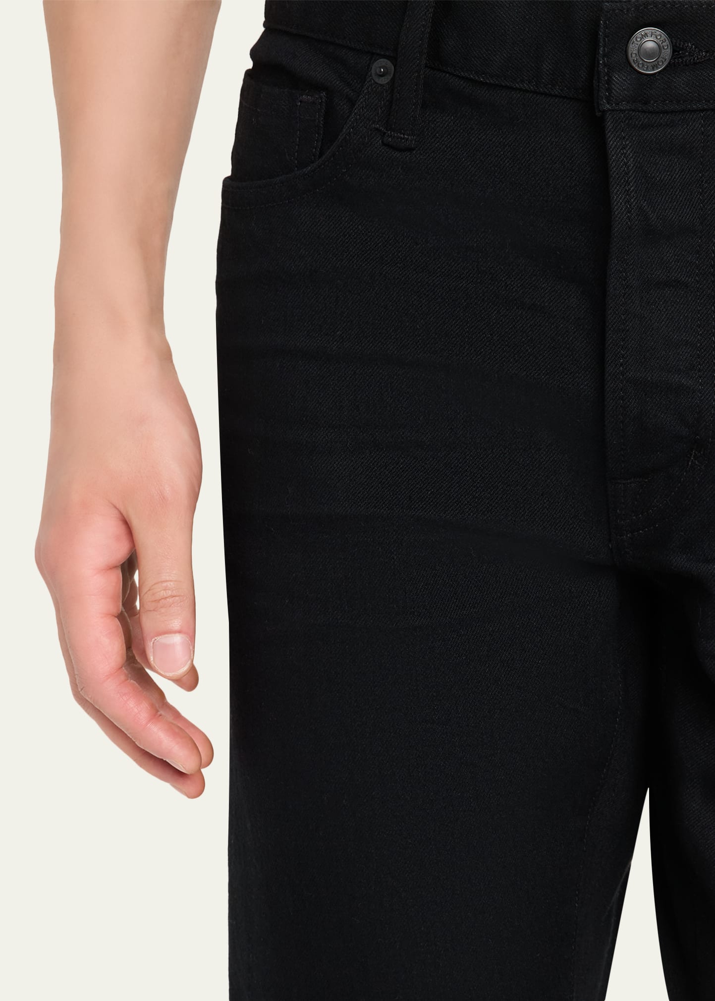 Men's Stretch Denim Straight-Fit Jeans
