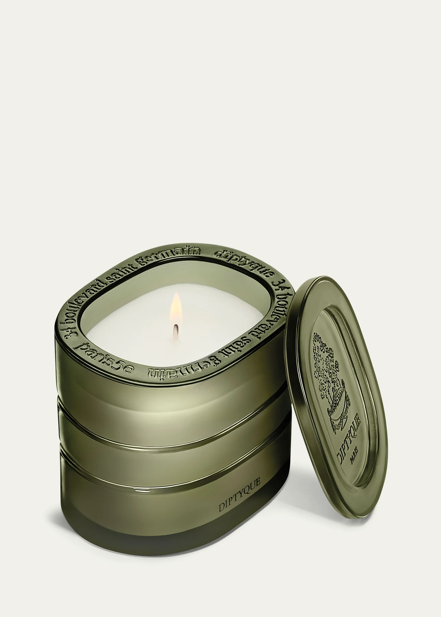 Temple Des Mousses (Moss Temple) Refillable Candle, 9.5 oz.