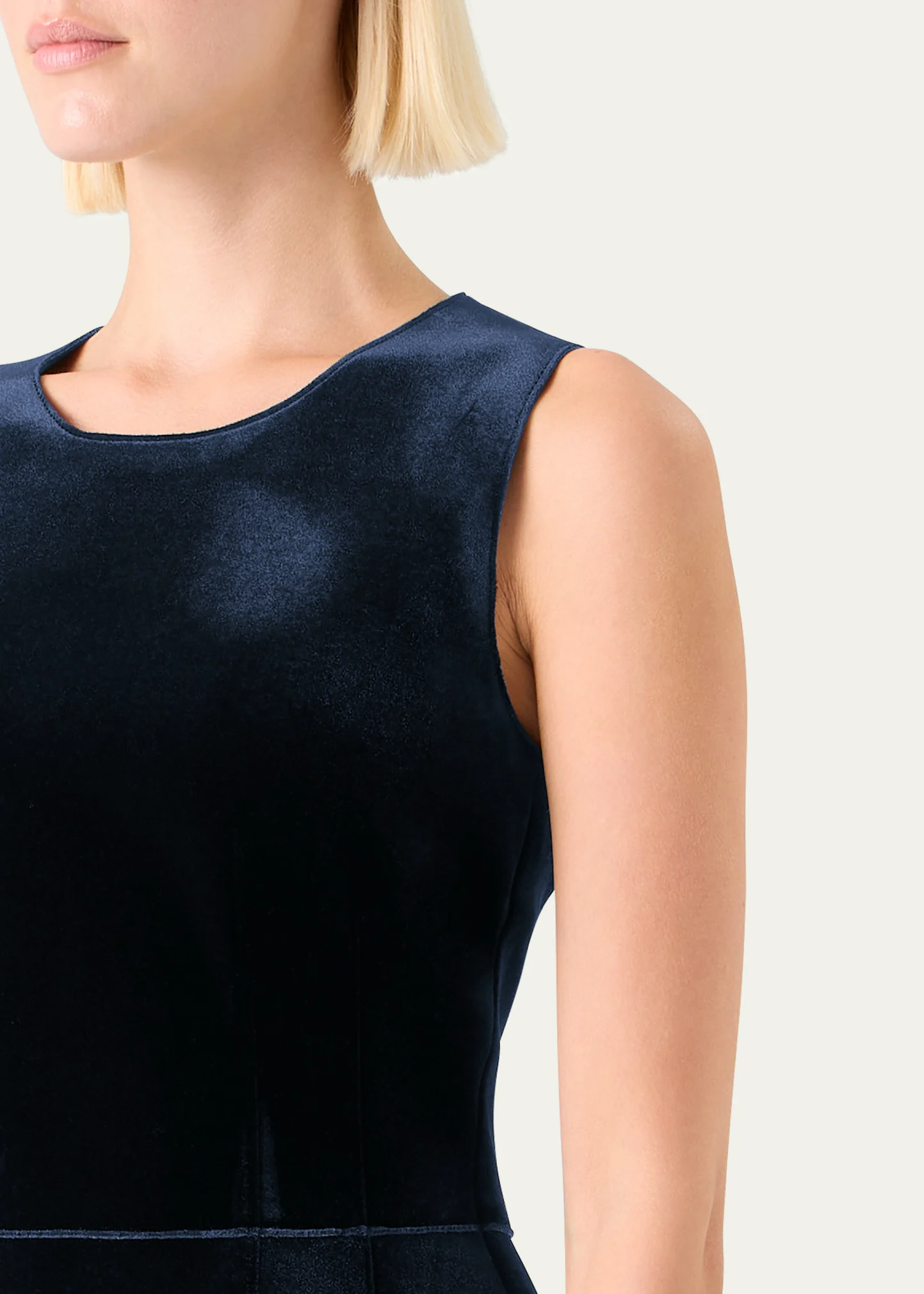 Sleeveless Velvet Midi Cocktail Dress 10 Sleeveless Velvet Midi Cocktail Dress