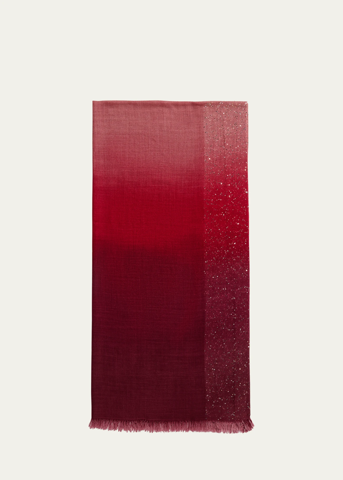 New Dania Ombre Sequined Wool Silk Scarf