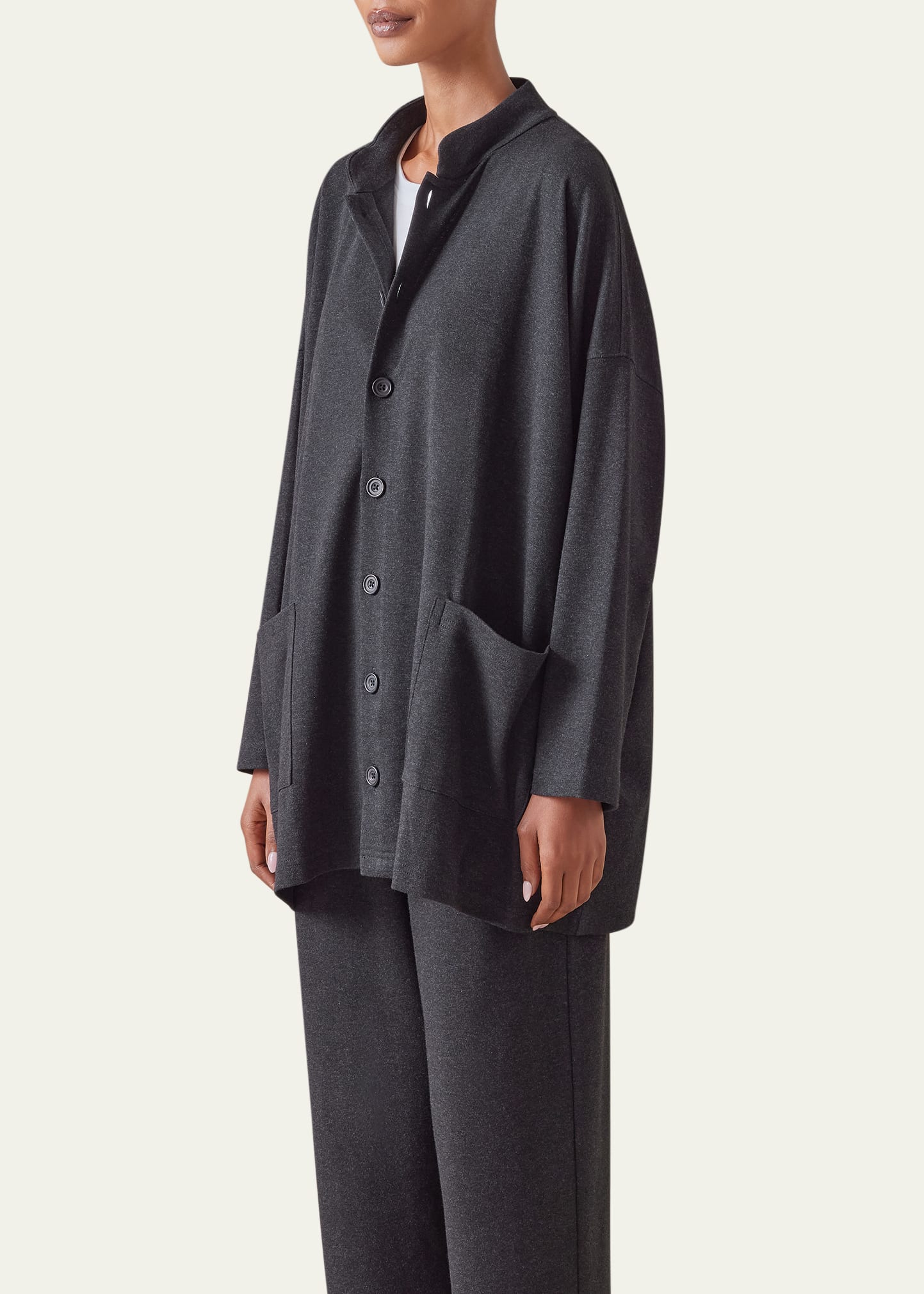 Mandarin Jacket (Long Length)