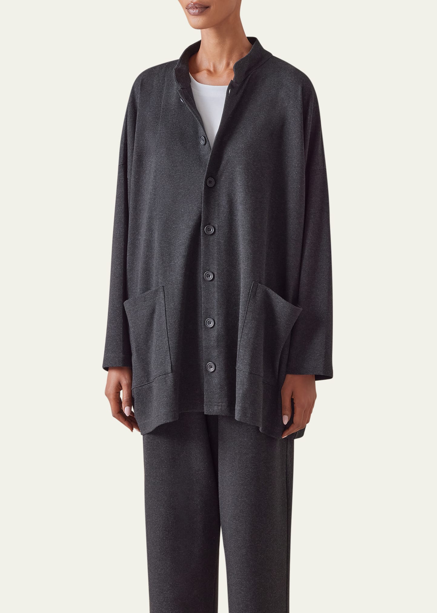 Mandarin Jacket (Long Length)