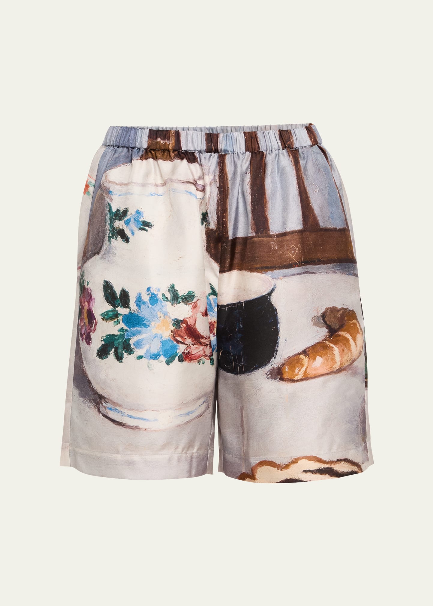 Anne Silk Twill Shorts 6 Anne Silk Twill Shorts