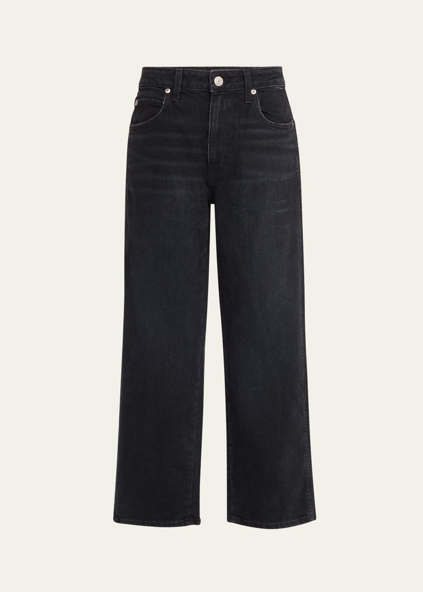 Billie Wide Straight Cropped Jeans