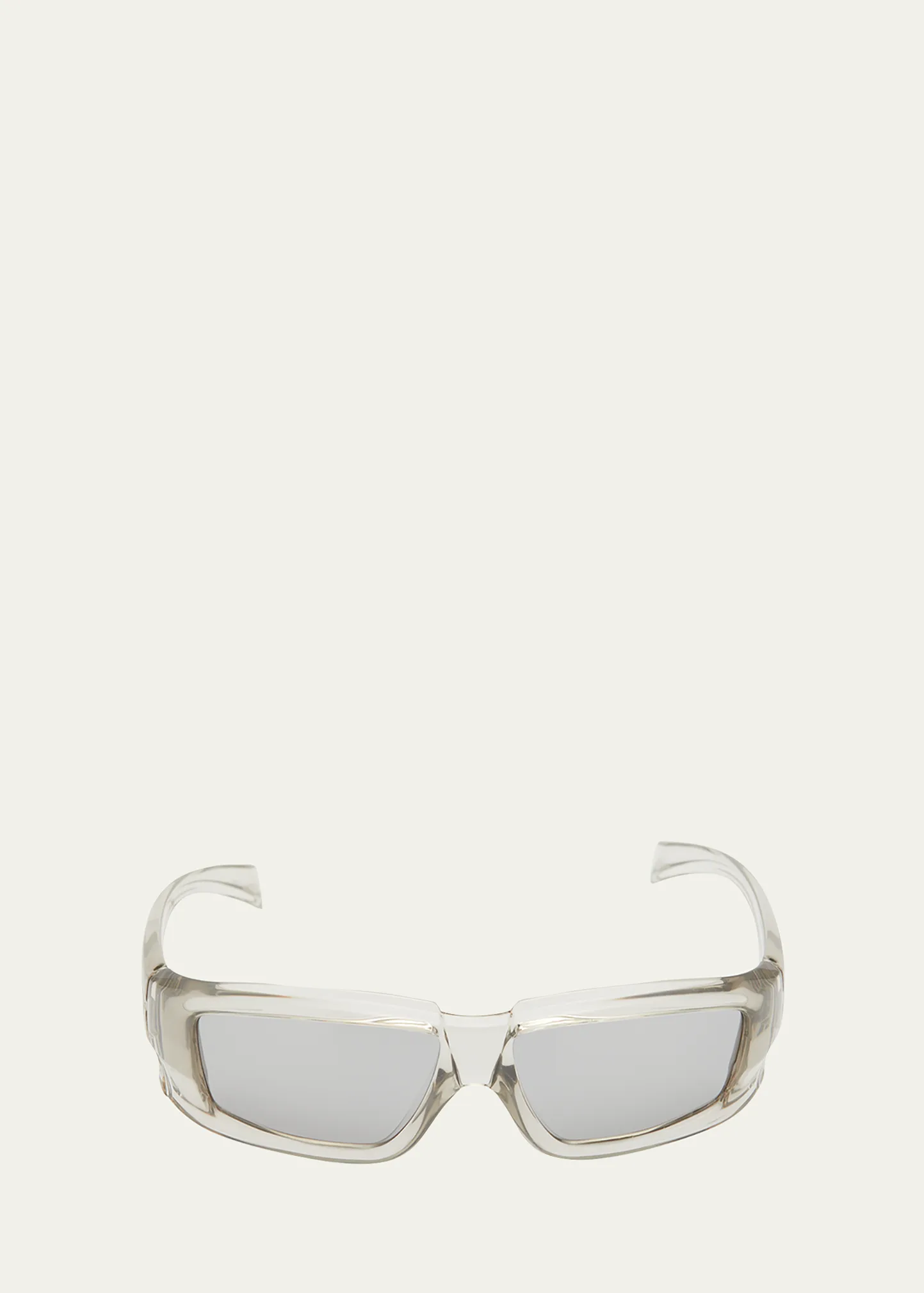 Men's Rick Clear Frame Square Sunglasses