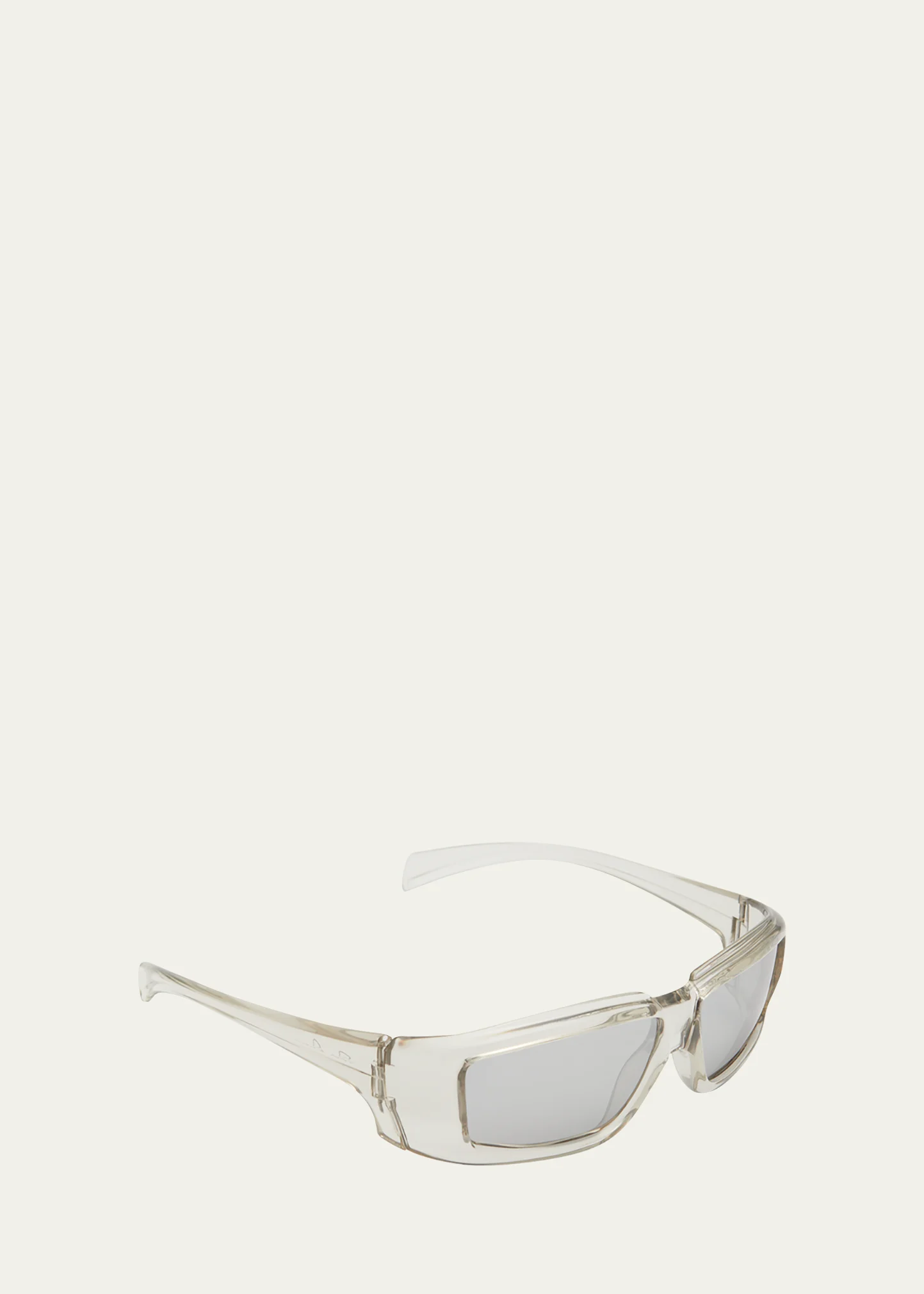 Men's Rick Clear Frame Square Sunglasses