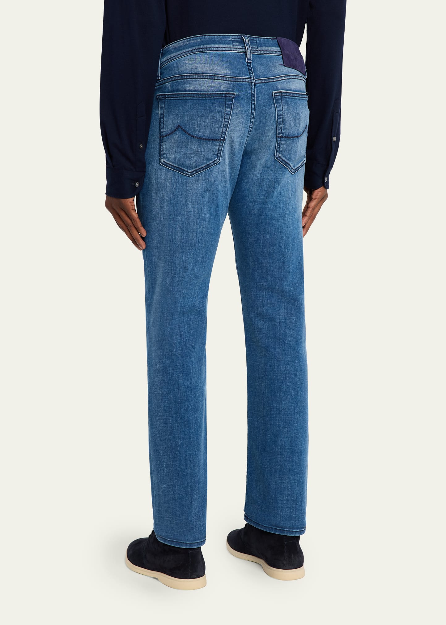 Men's Bard Slim-Fit Vintage Denim Jeans