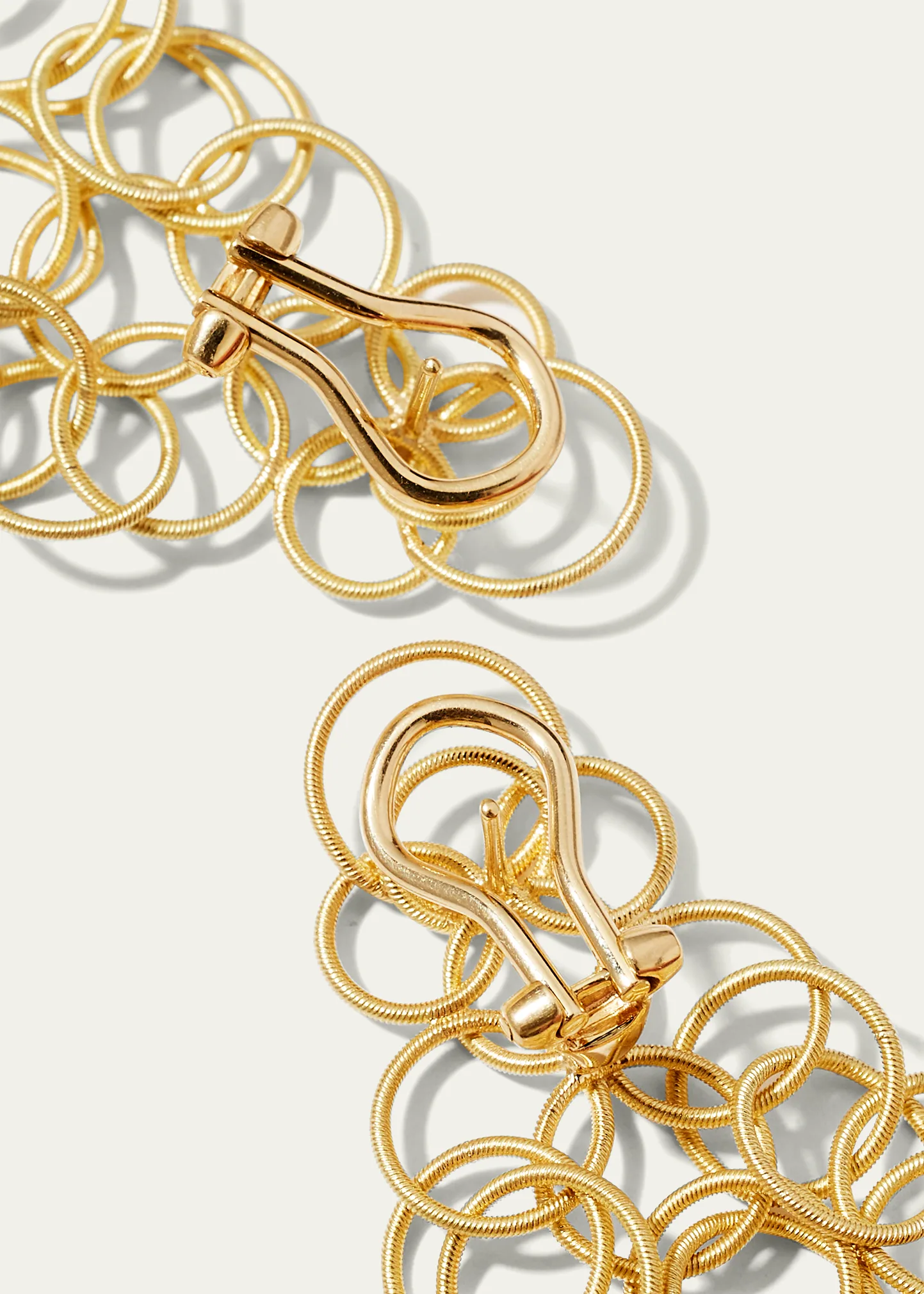 Hawaii 18k Gold Long Pendant Earrings, 9cm