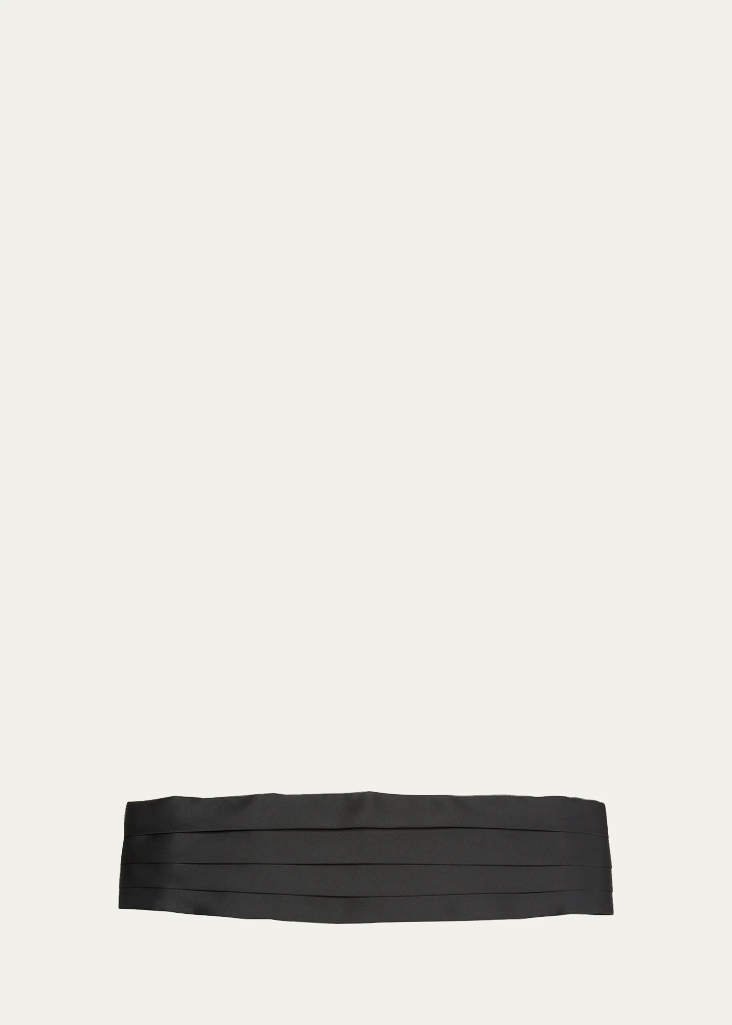 Men's Pleated Satin Cummerbund