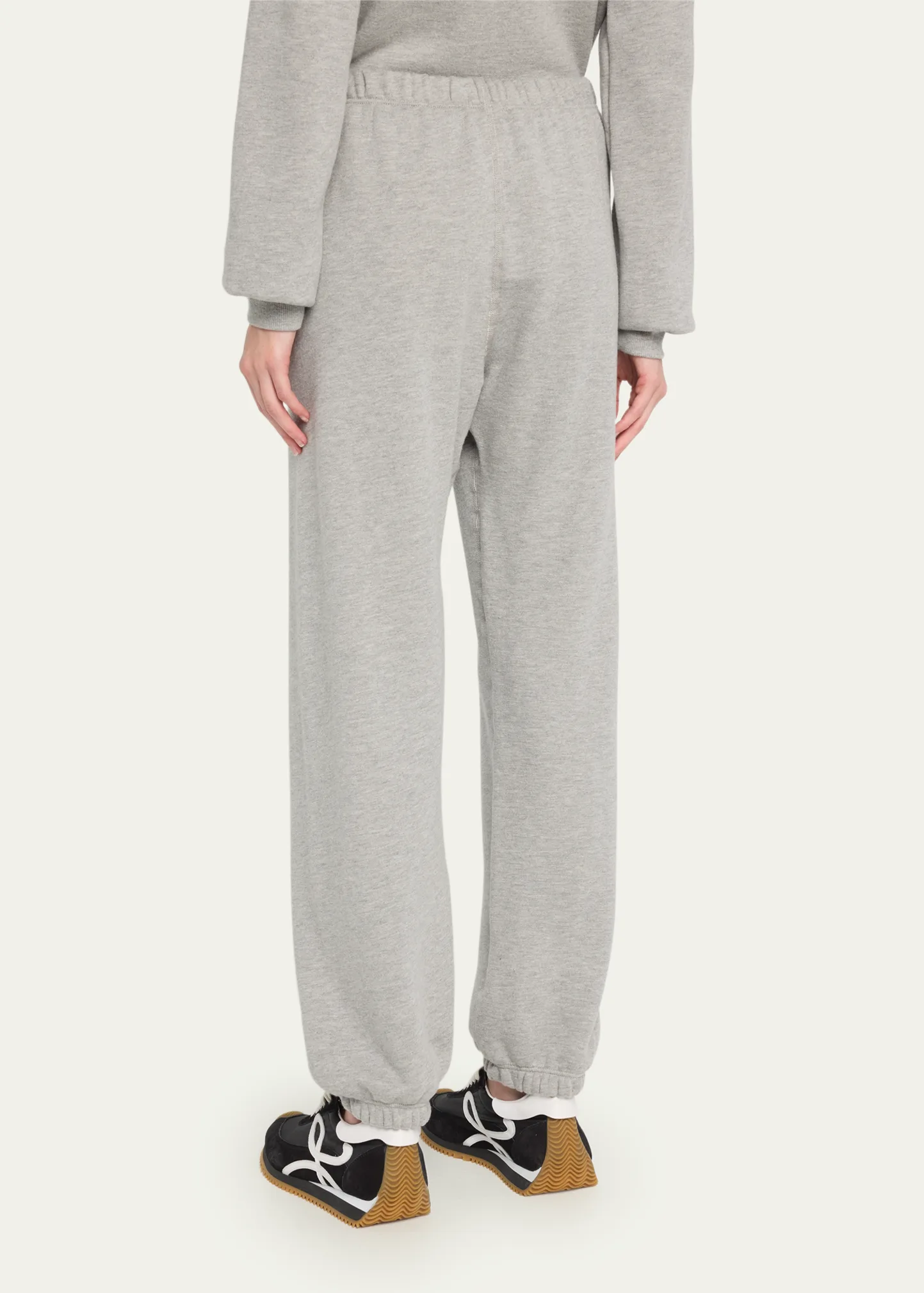 Classic French Terry Cinched-Cuff Sweatpants