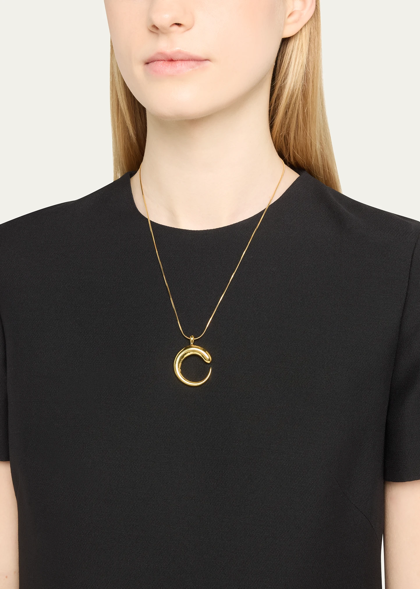 Khartoum II Pendant in Nude Polished 18K Gold Vermeil 10 Khartoum II Pendant in Nude Polished 18K Gold Vermeil