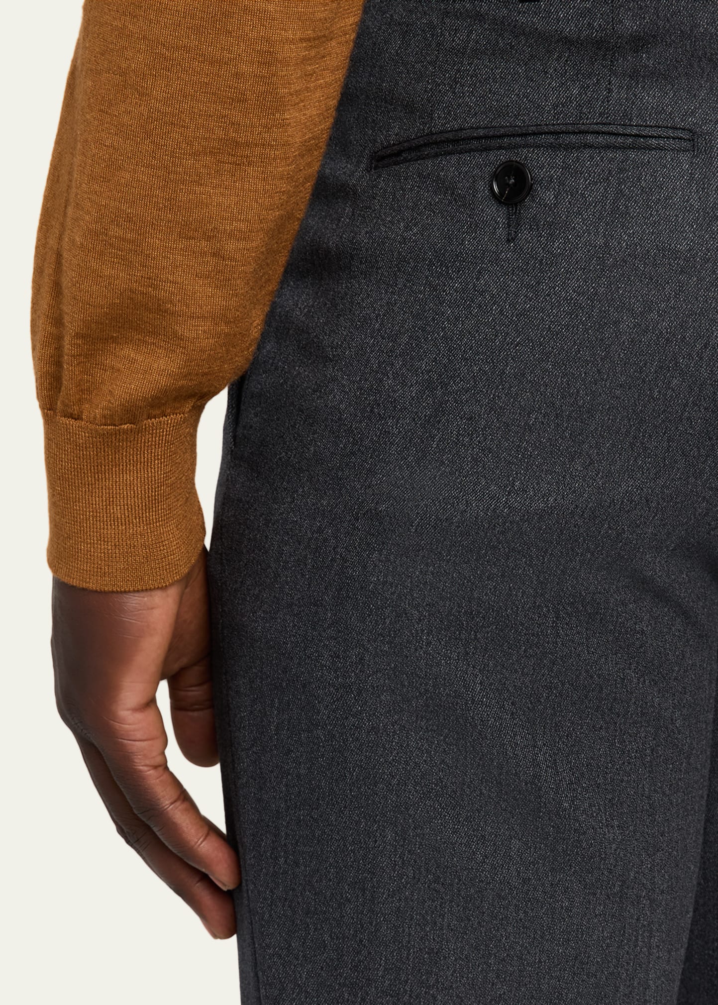 Men's Trofeo Wool Straight Fit Flat-Front Pants 15 Men's Trofeo Wool Straight Fit Flat-Front Pants