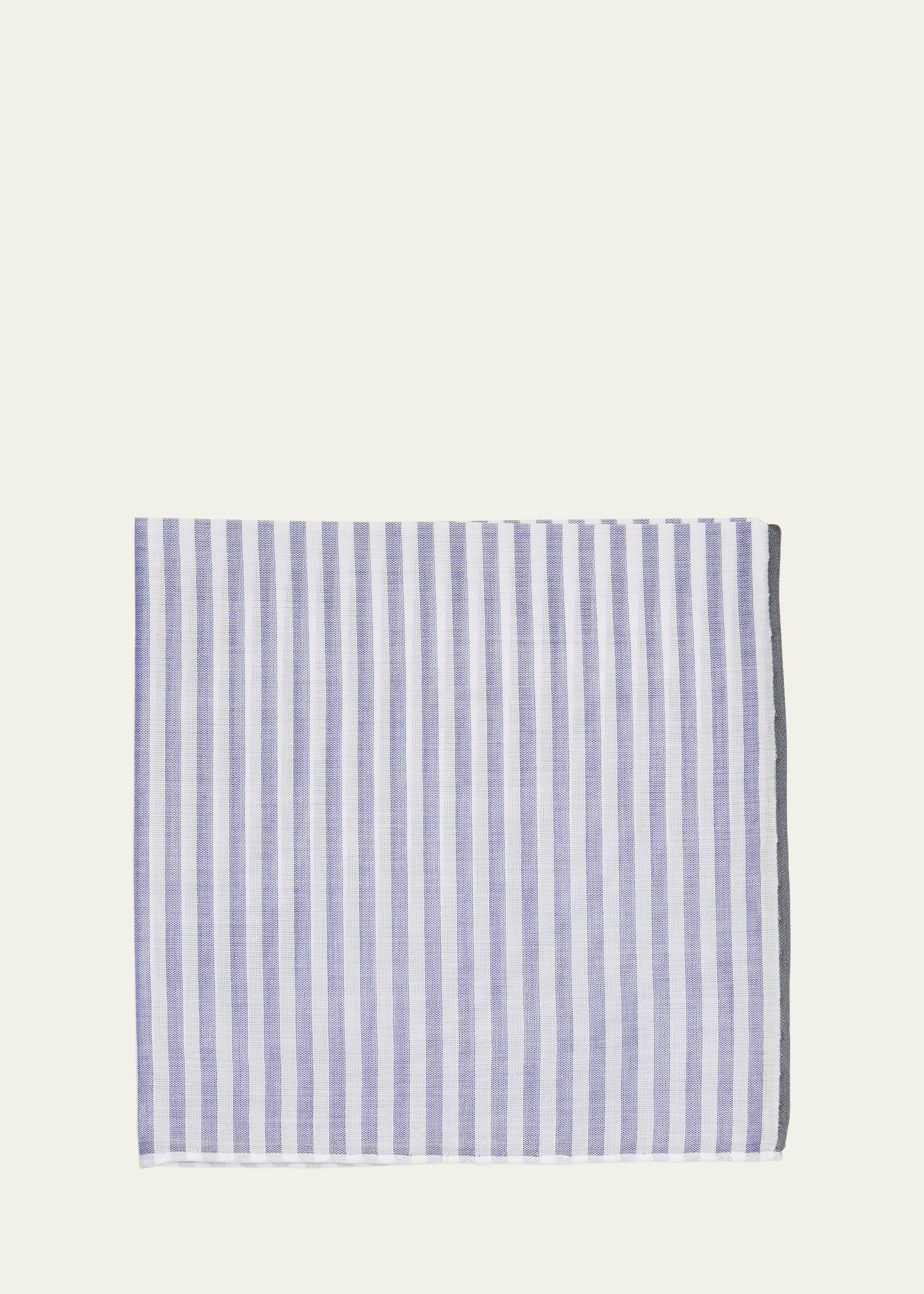Men's Cotton Woven Color Edge Handkerchief