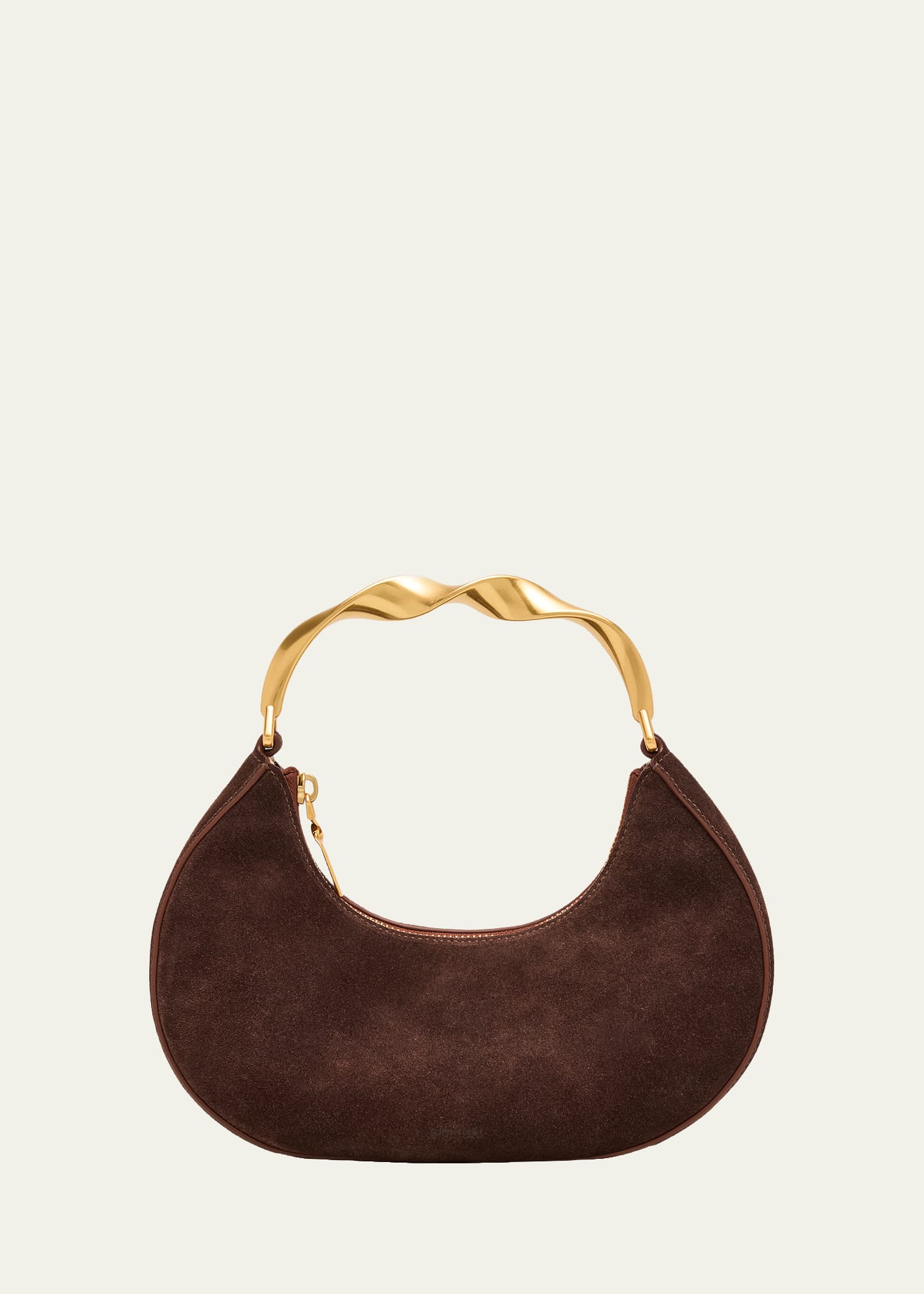 Nixi Suede Twist Top-Handle Bag 7 Nixi Suede Twist Top-Handle Bag