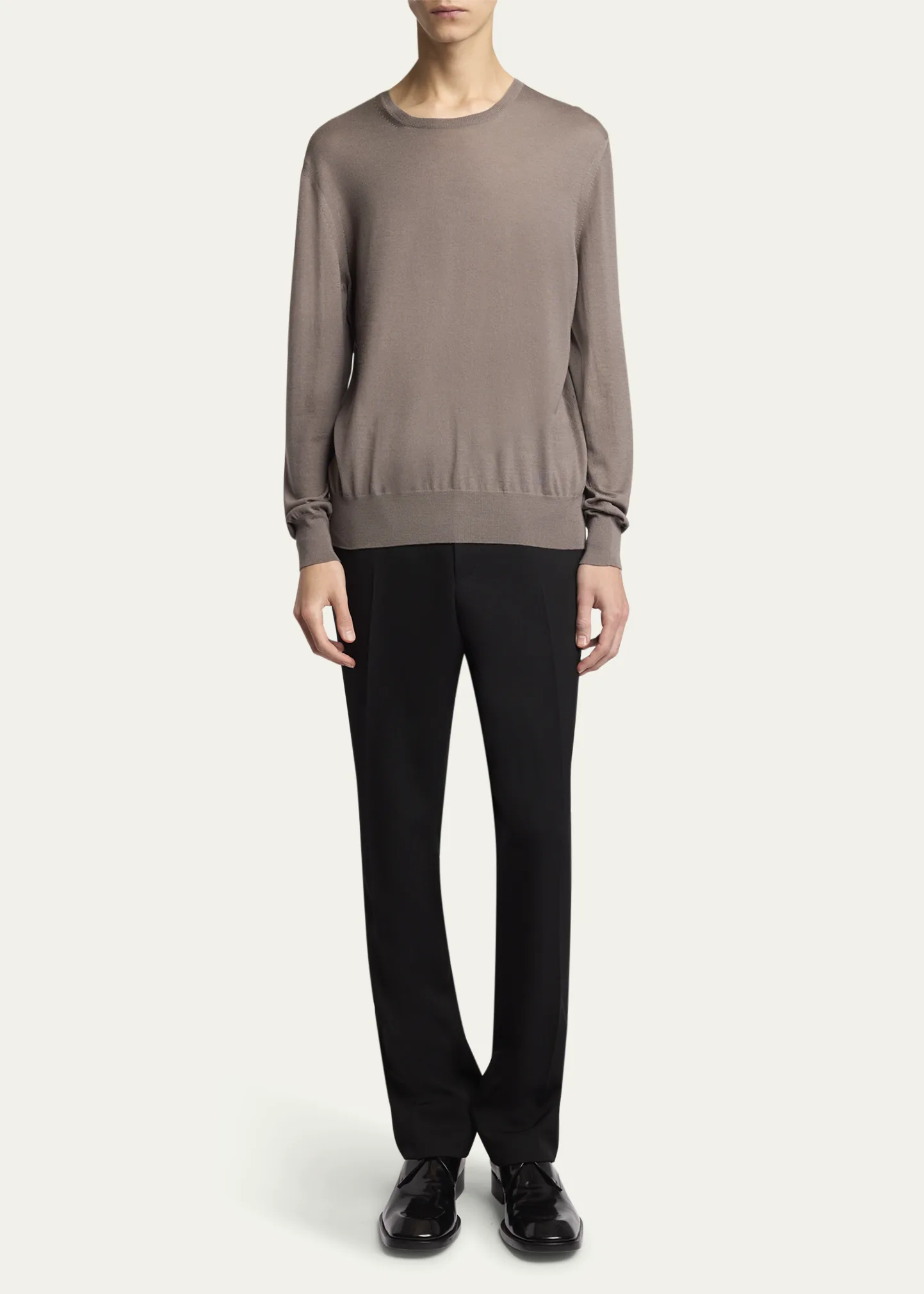 Men's Fine-Gauge Crew Sweater 2 Men's Fine-Gauge Crew Sweater