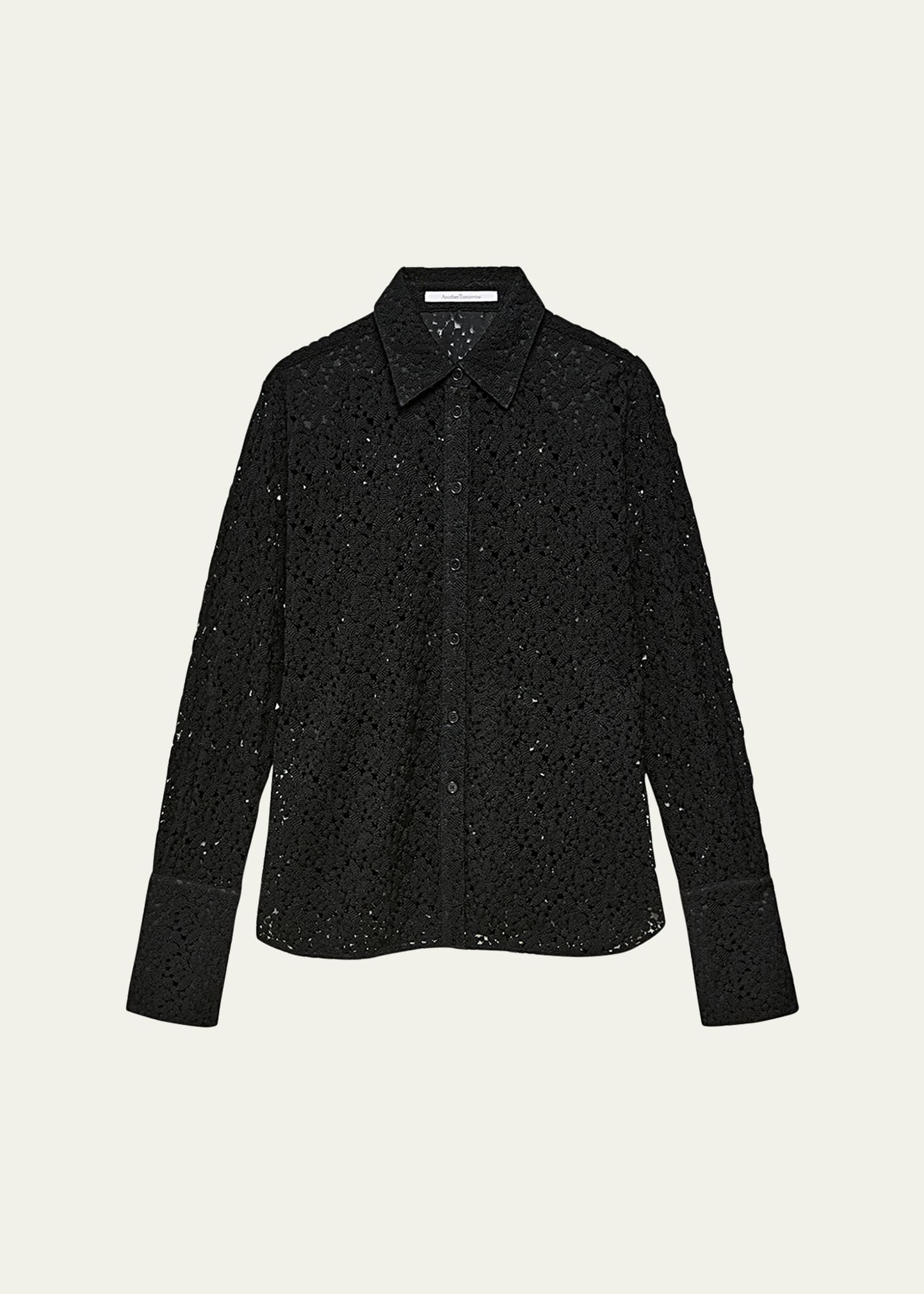 Botanical Guipure Mens Shirt