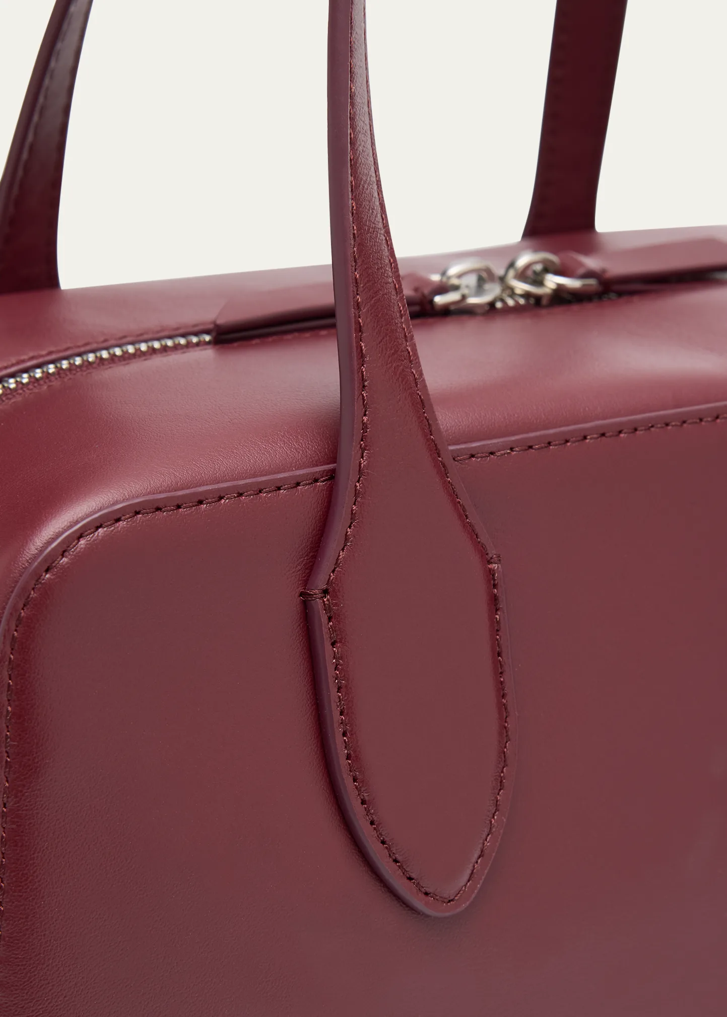 The Avenue Leather Top-Handle Bag