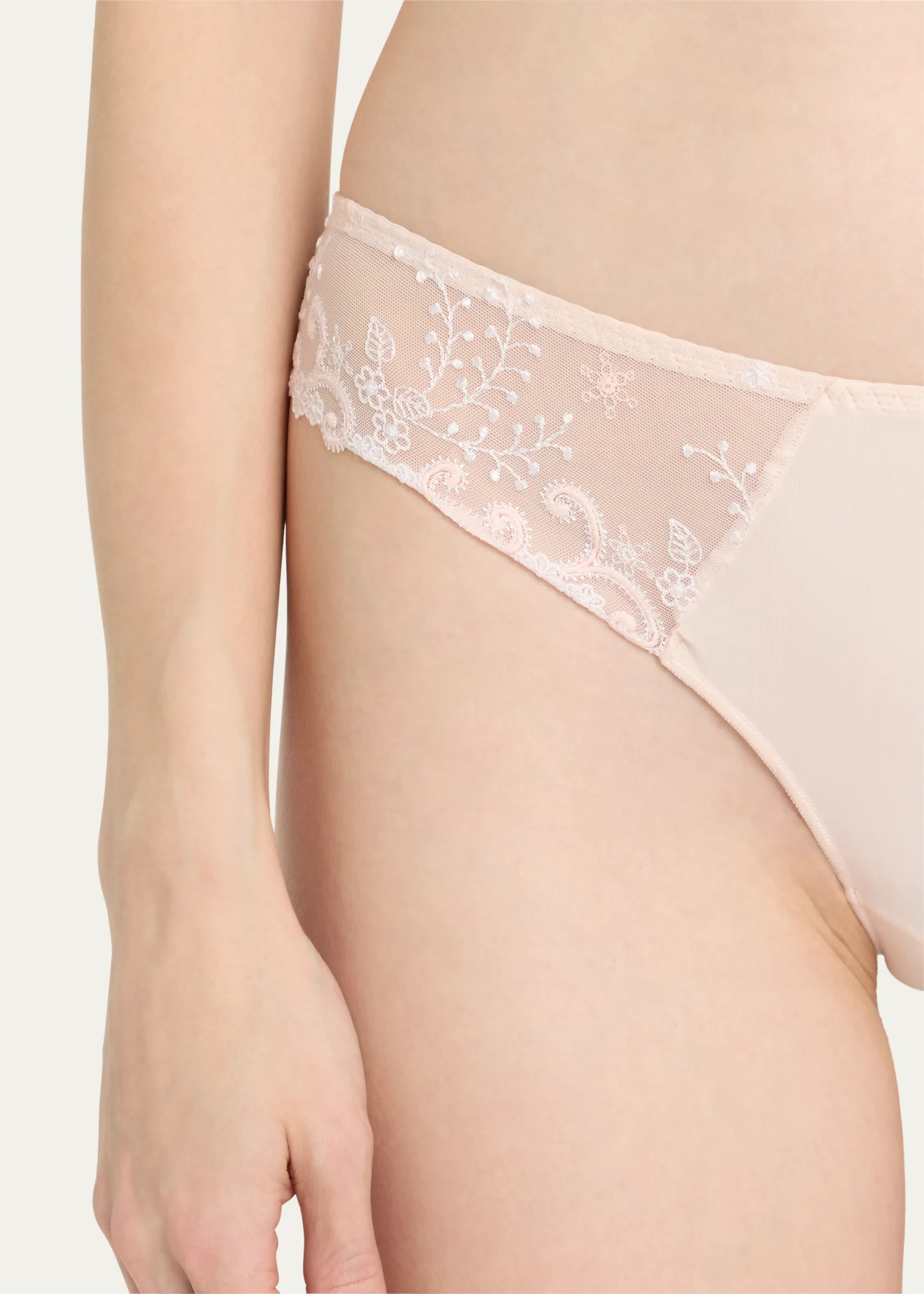 Delice Lace Mesh Thong