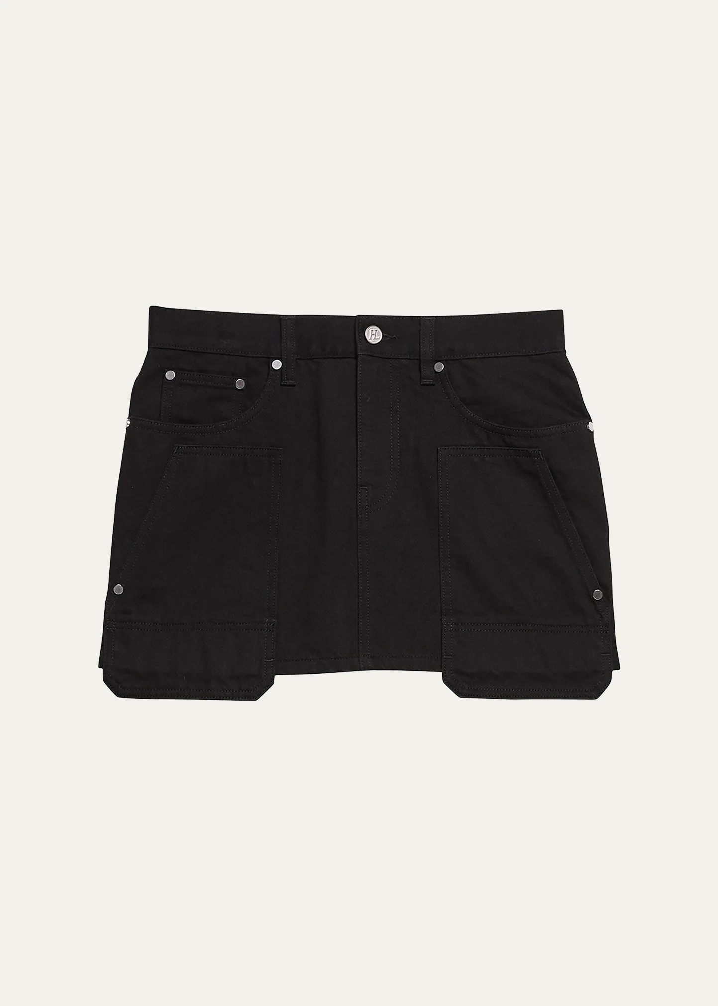 Mini Denim Carpenter Skirt