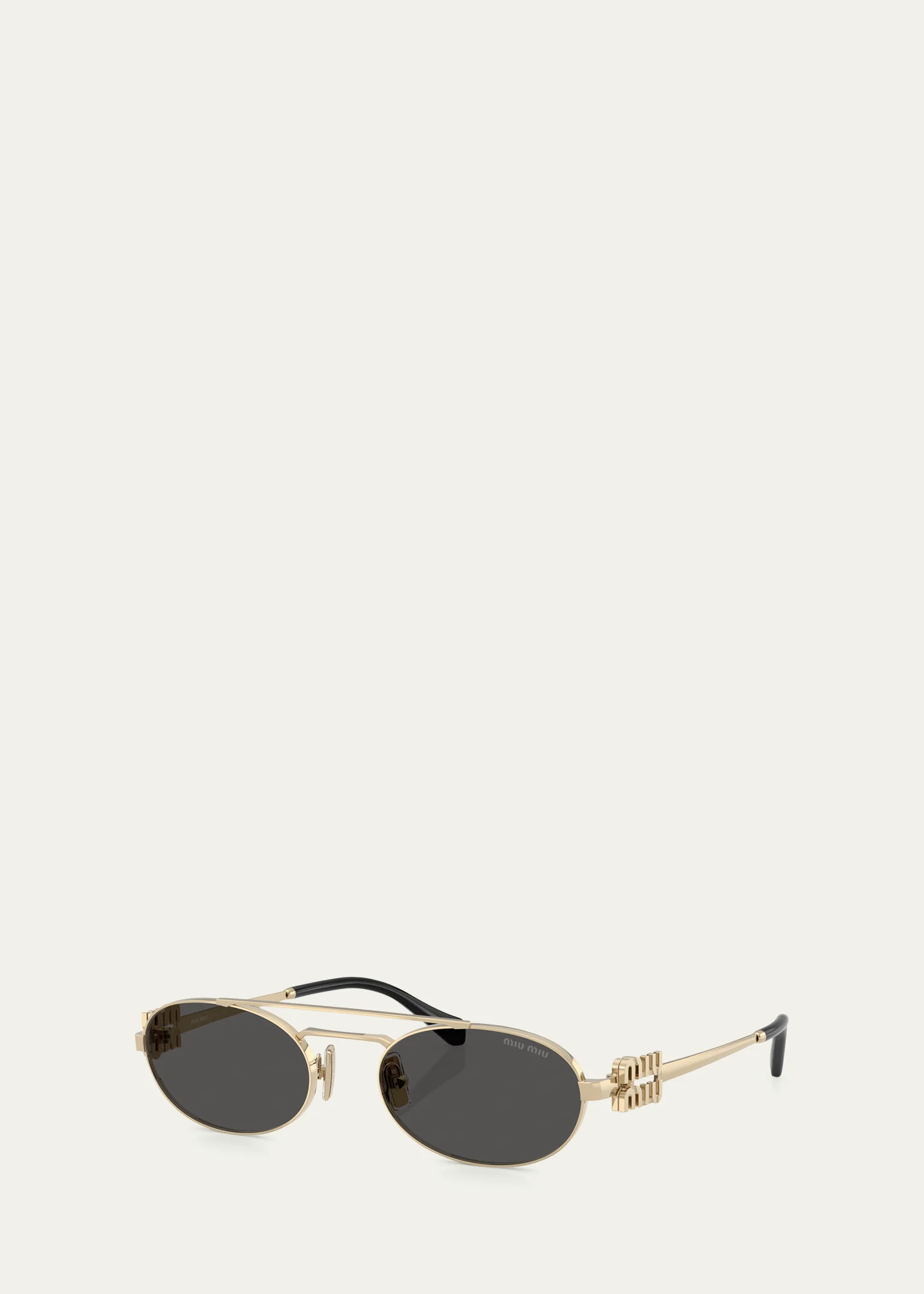 Logo Metal Oval Sunglasses 5 Logo Metal Oval Sunglasses