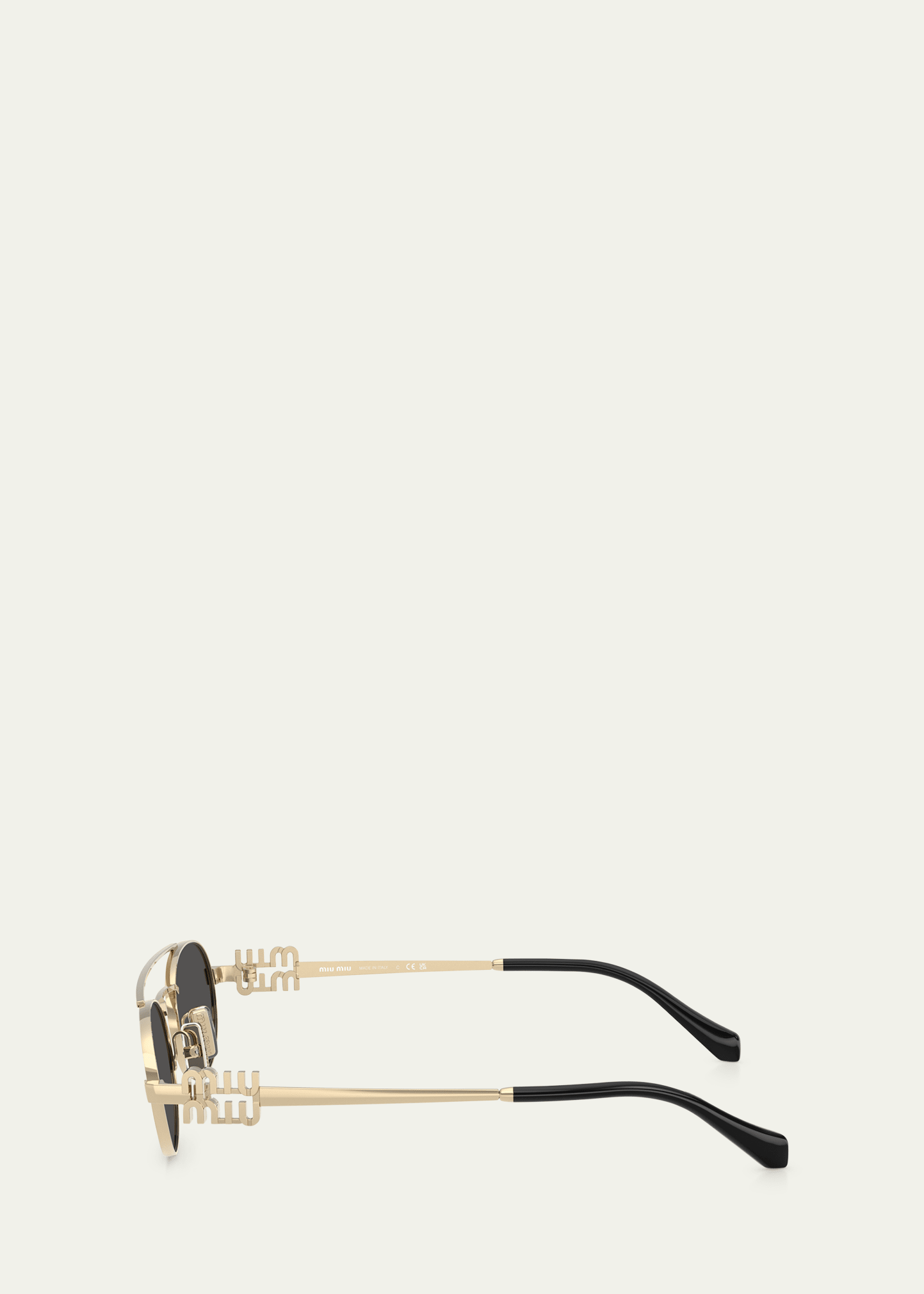 Logo Metal Oval Sunglasses 9 Logo Metal Oval Sunglasses