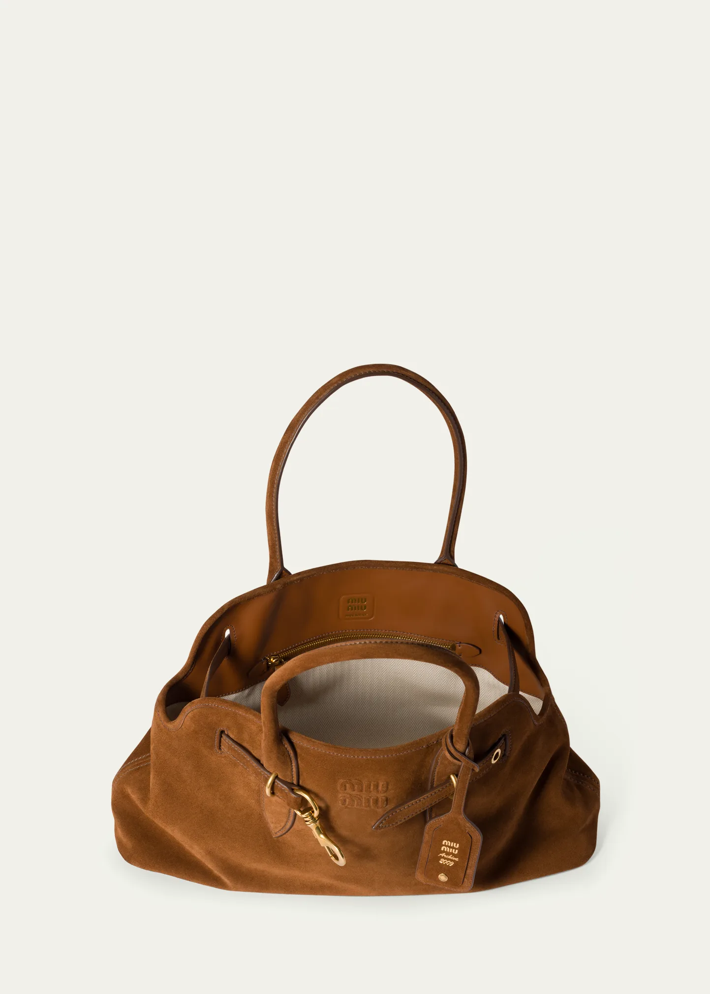 Aventure Suede Shoulder Bag