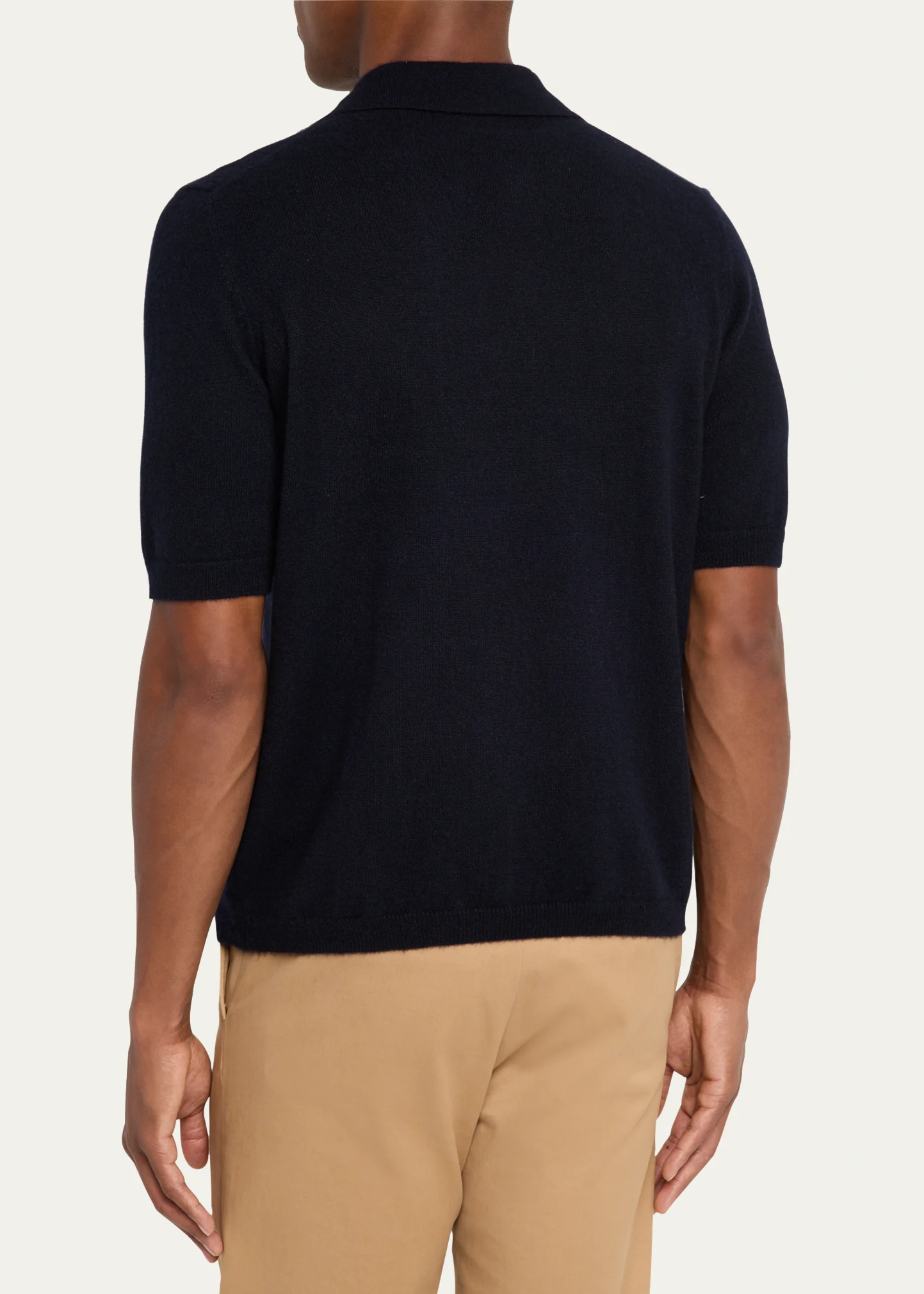 Men's Ameca Cashmere and Silk Polo Sweater