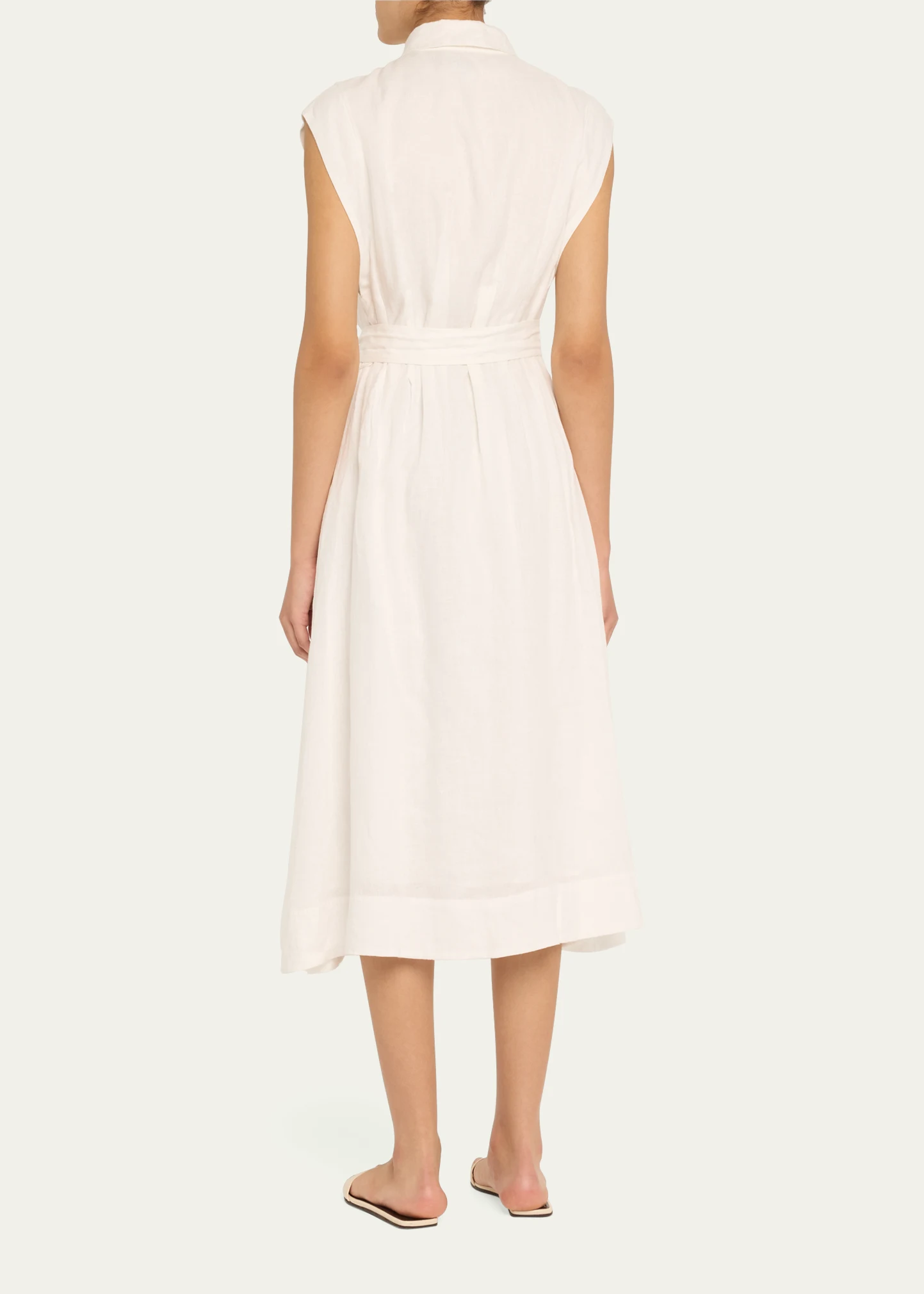 Loreta Belted Linen Shirtdress 8 Loreta Belted Linen Shirtdress