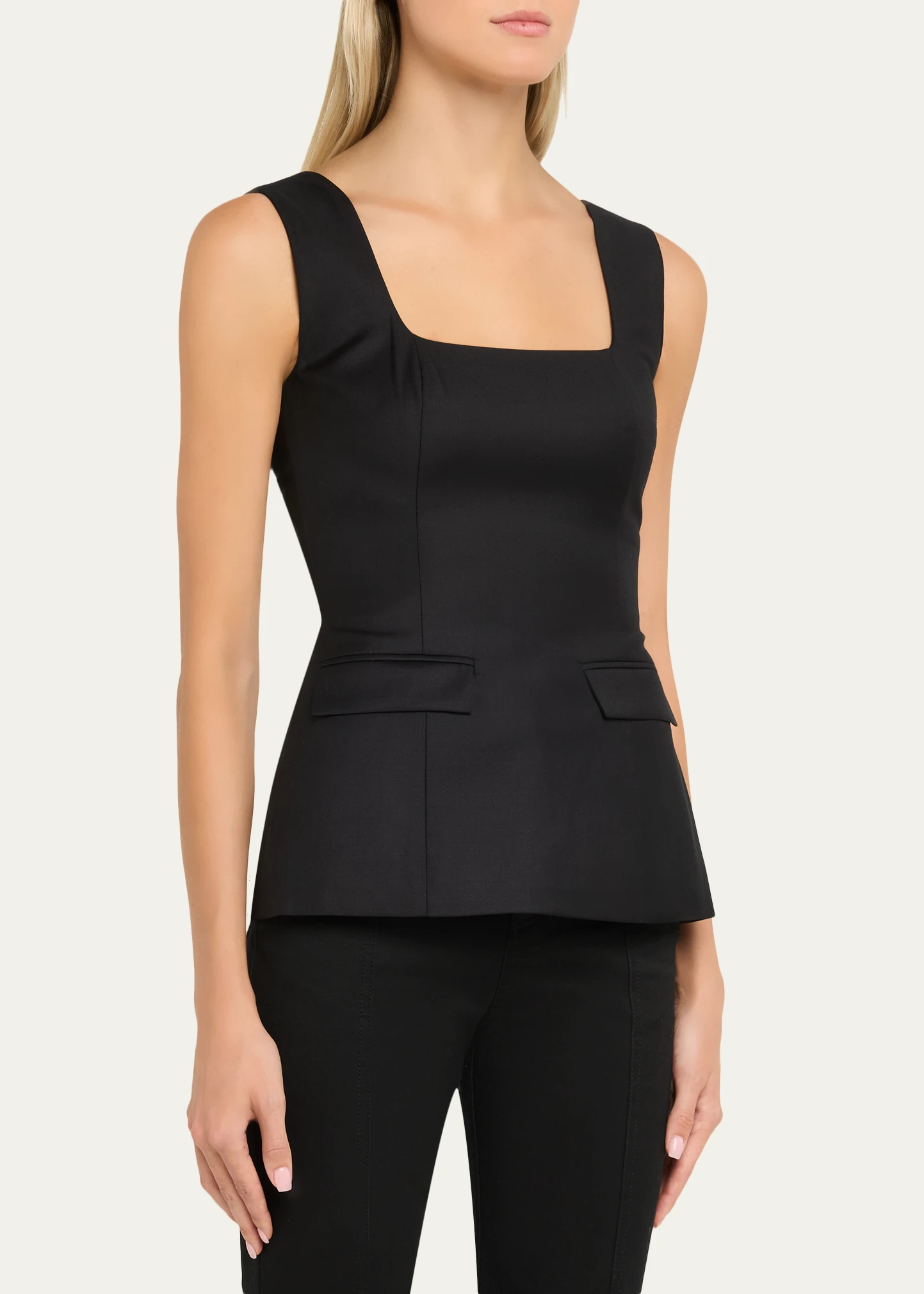 Felicity Sleeveless Wool Top