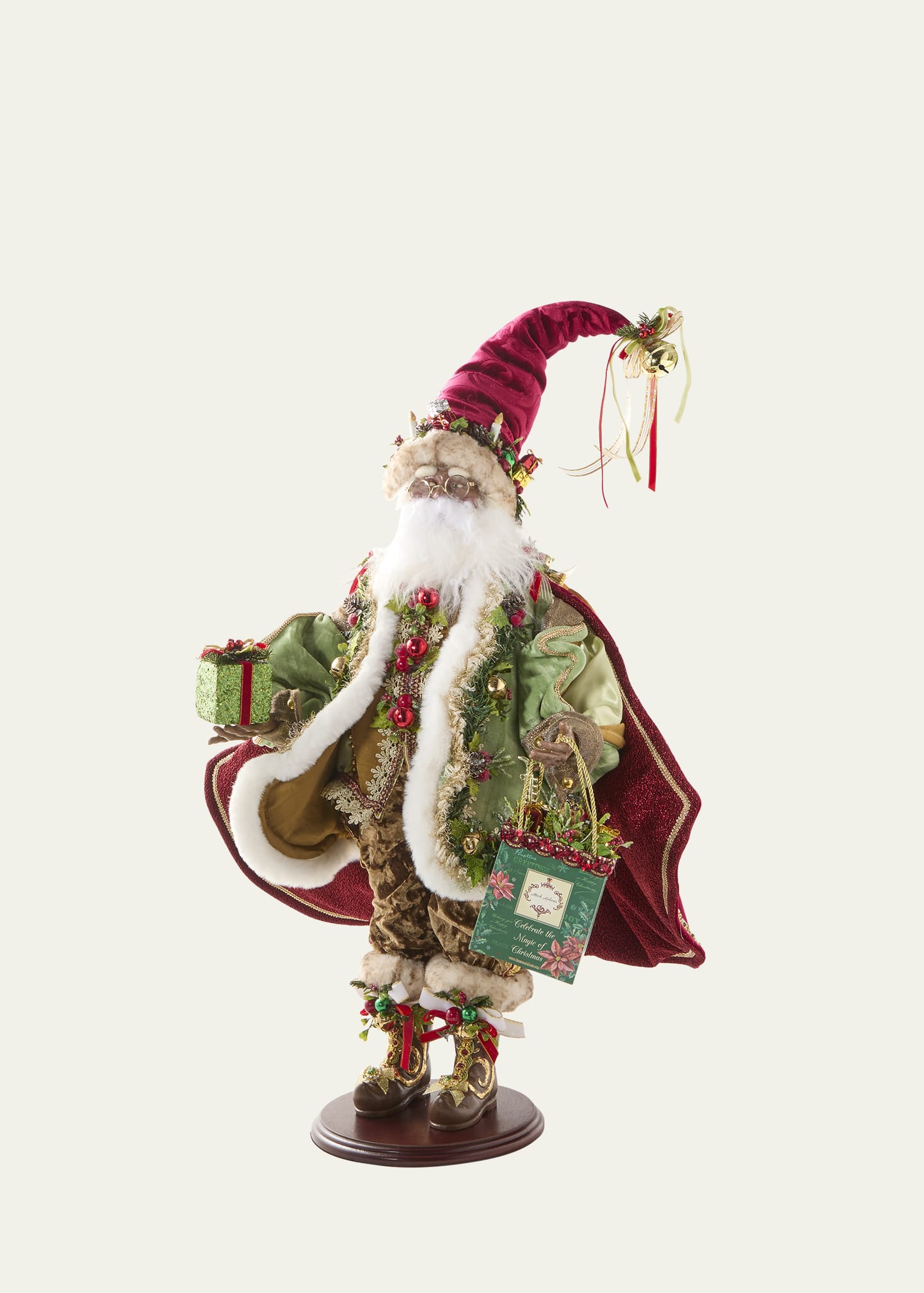 African American Kris Kringle Santa, 24\"