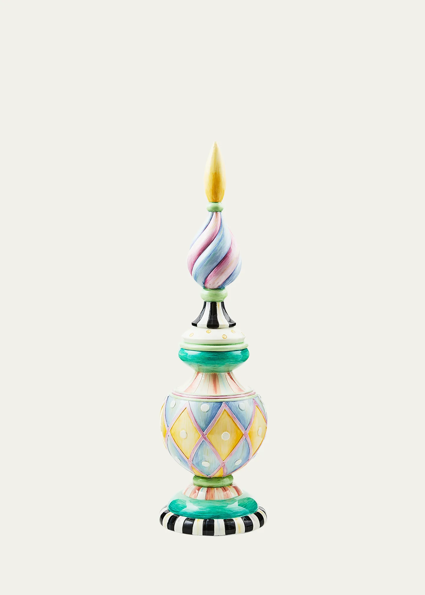 Rosy Meadow Short Finial