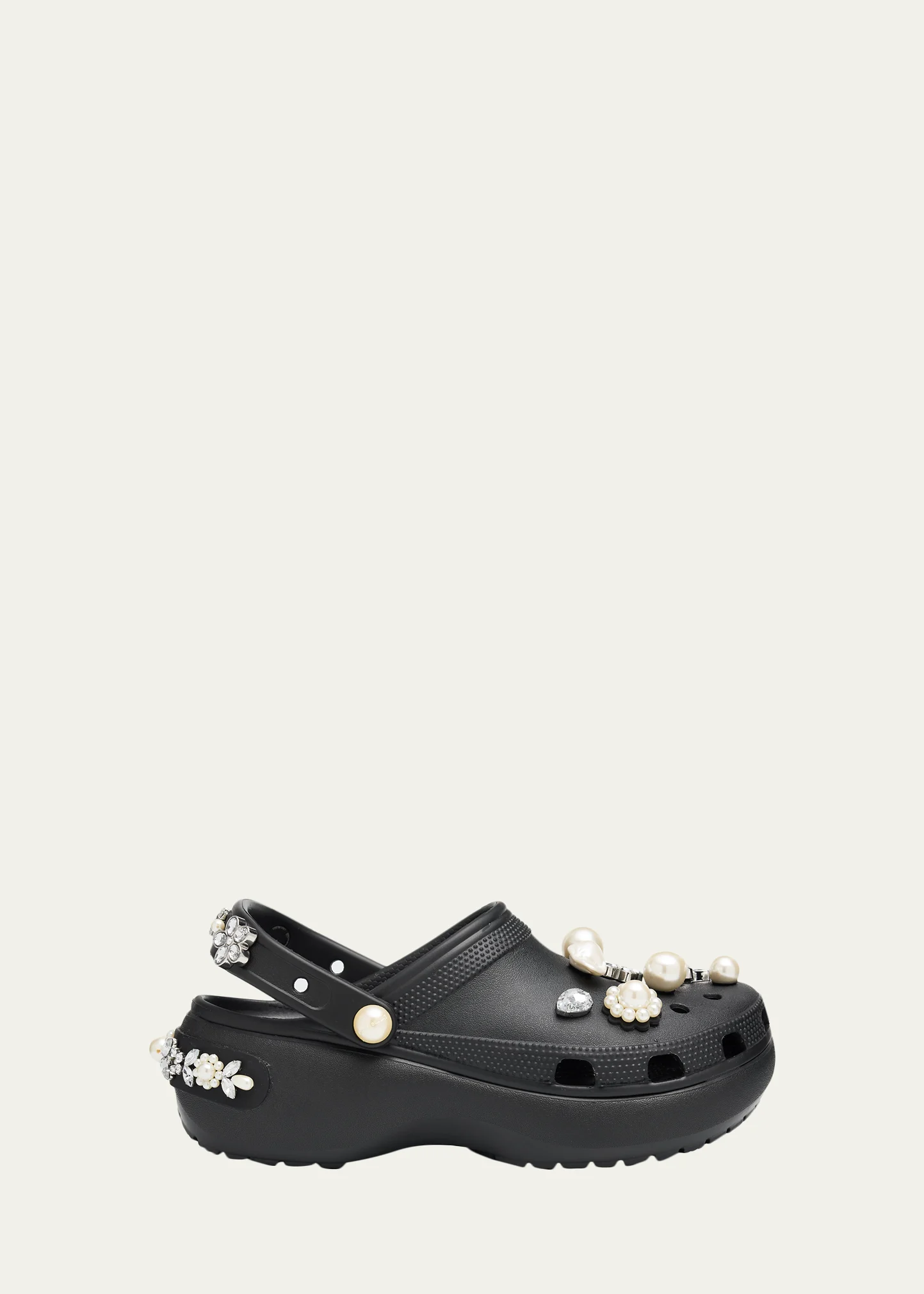 Embellished Classic Platform Clogs