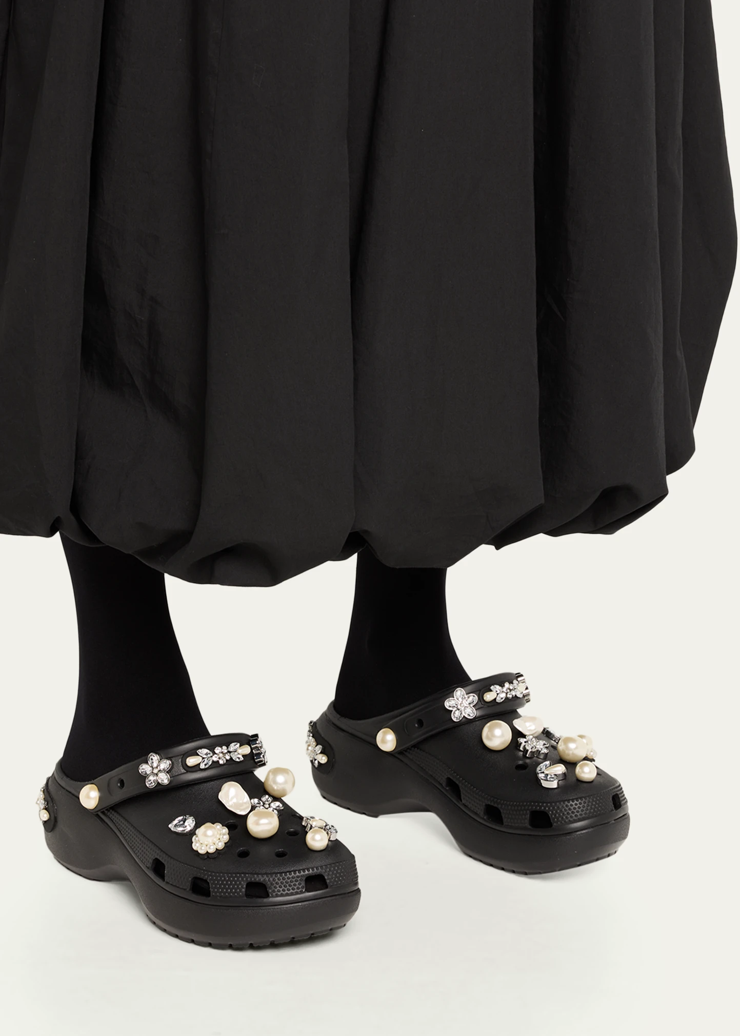 Embellished Classic Platform Clogs