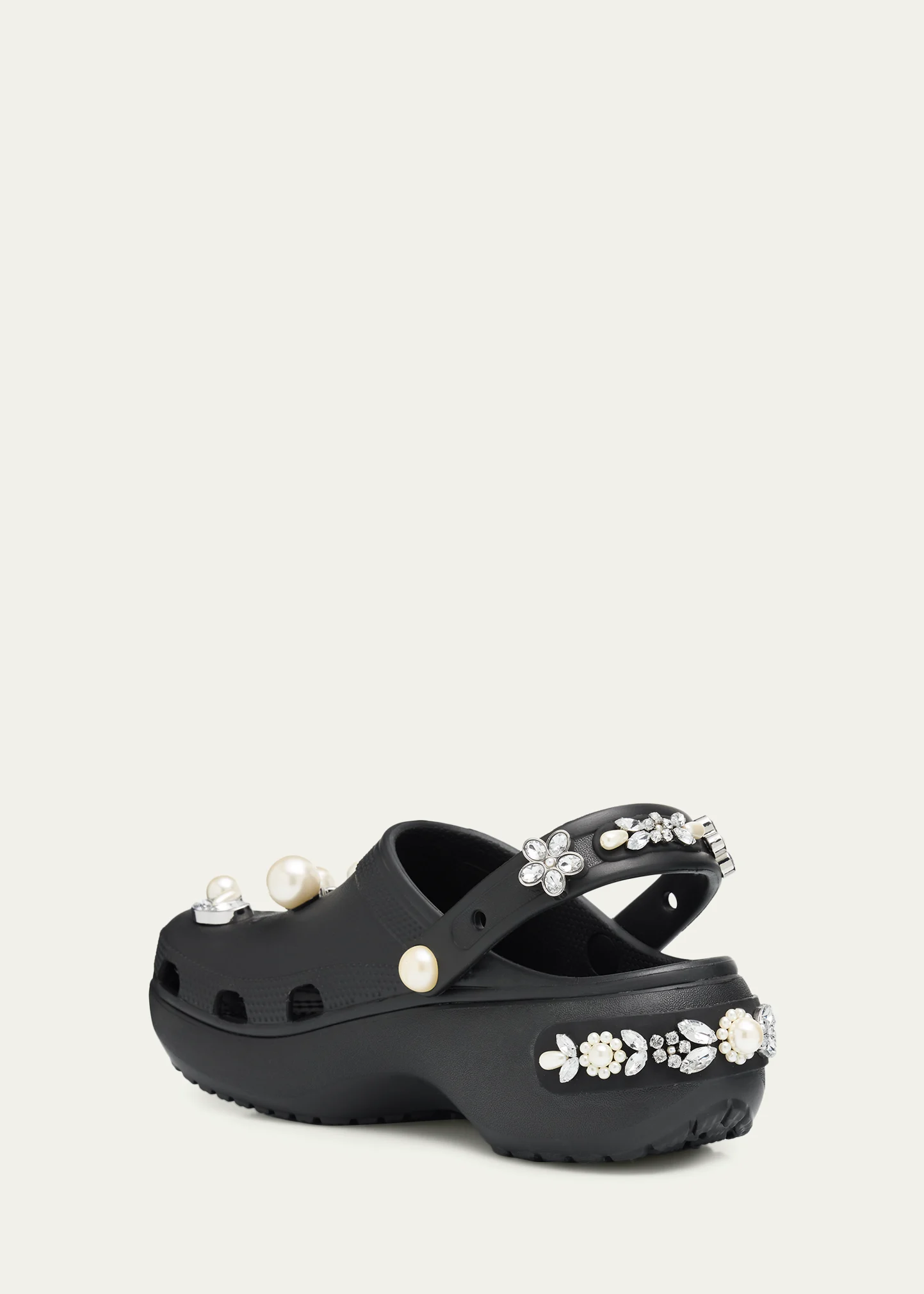 Embellished Classic Platform Clogs