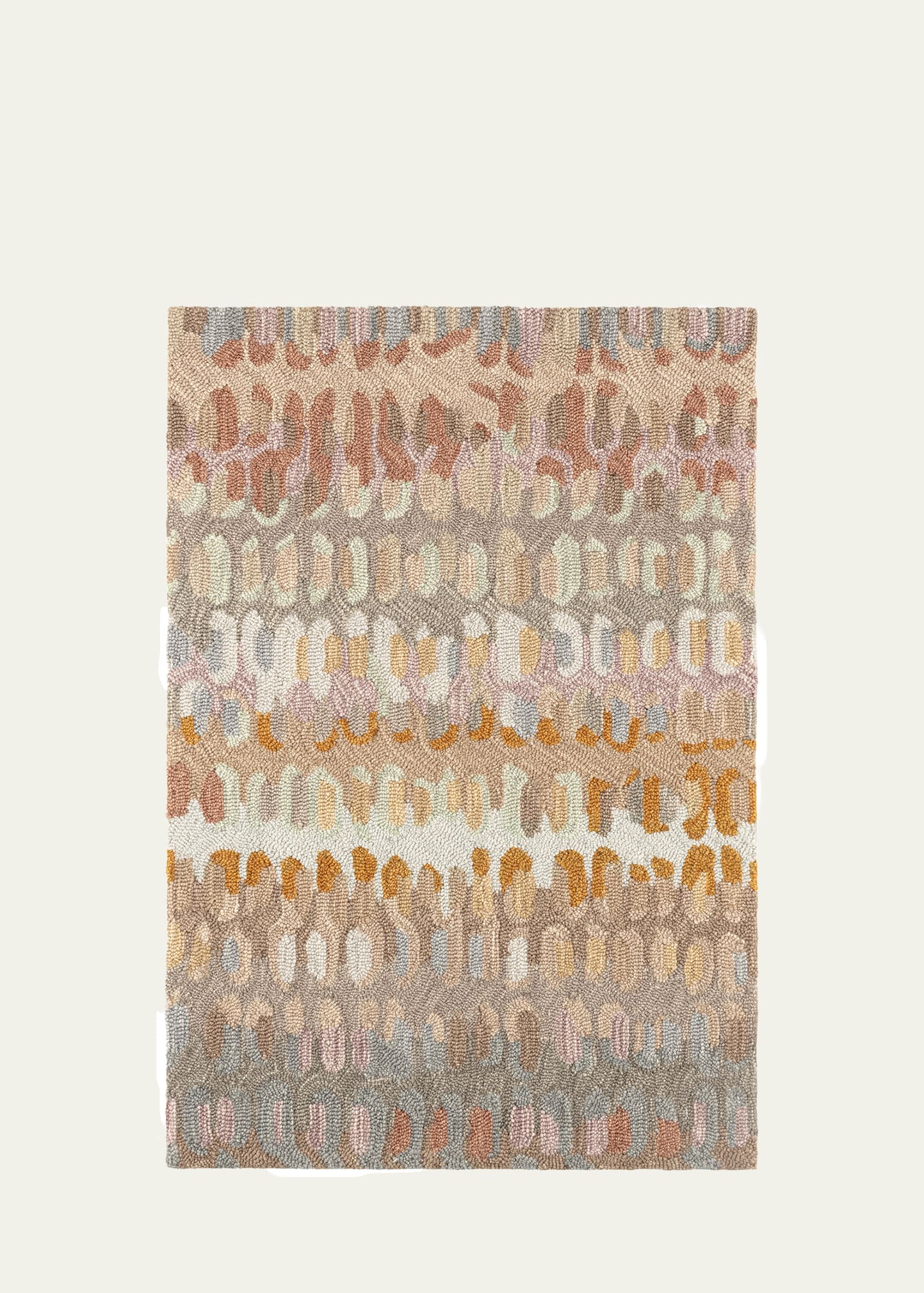 Paint Chip Stone Micro-Hooked Rug, 6' x 9'