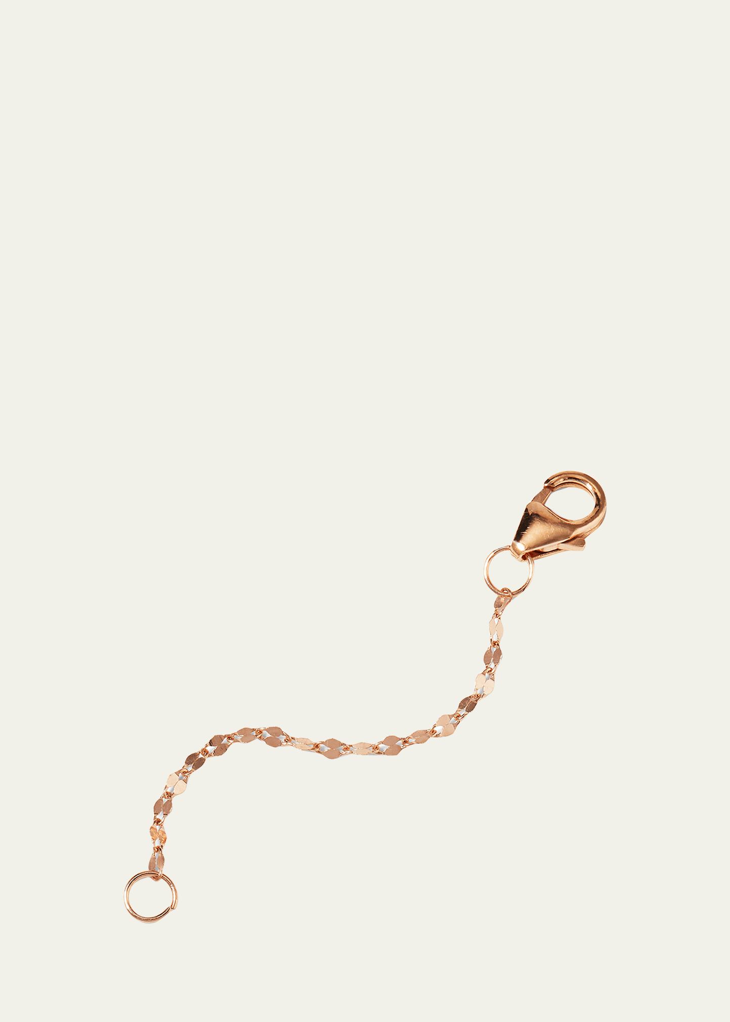 14K Rose Gold Necklace Extender, 2\"L